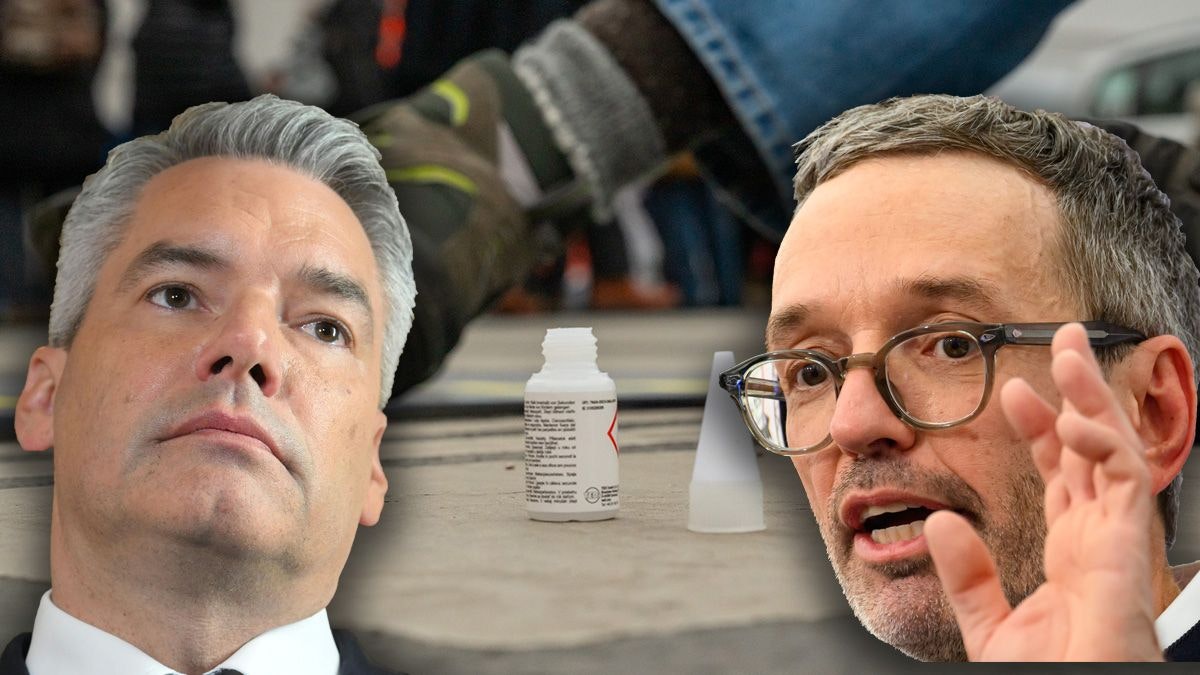 FPÖ-Chef Herbert Kickl übt scharfe Kritik an Kanzler Karl Nehammer. 