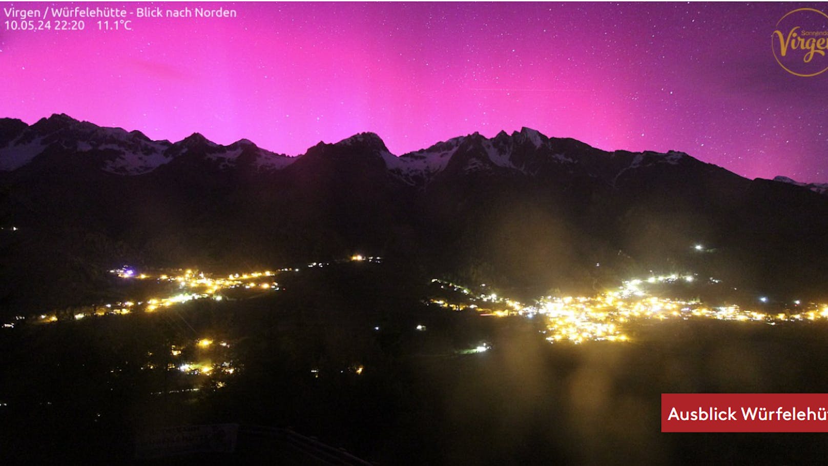 Über Österreich sind Freitagabend Polarlichter zu sehen.