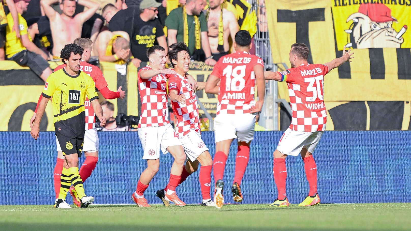 3:0 gegen Dortmund! Mainz hofft auf Klassenerhalt