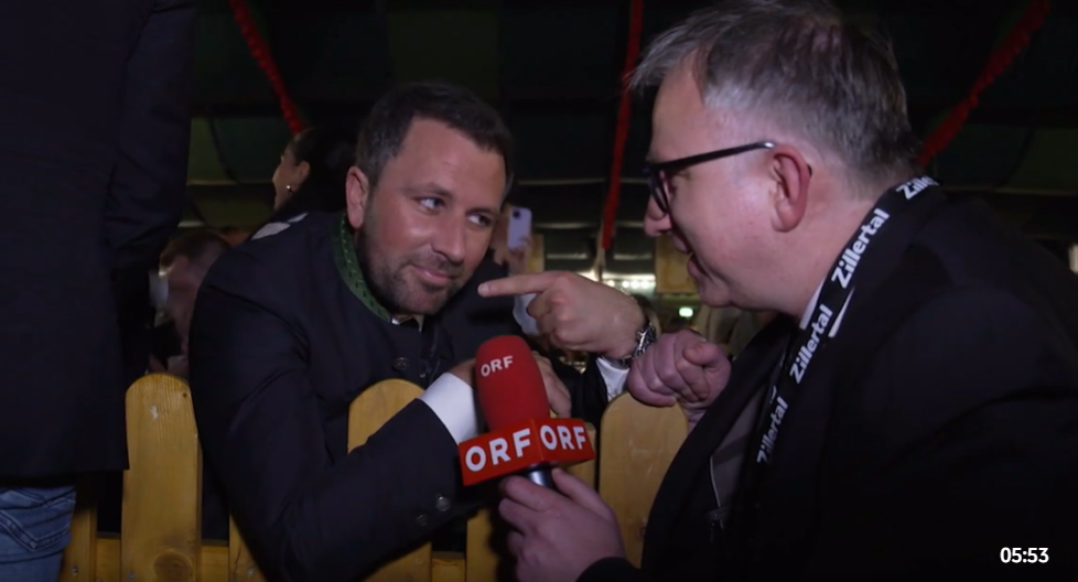 Der (laut Eigenaussage) einzige bundesrelevante Politiker hier: Georg Dornauer.