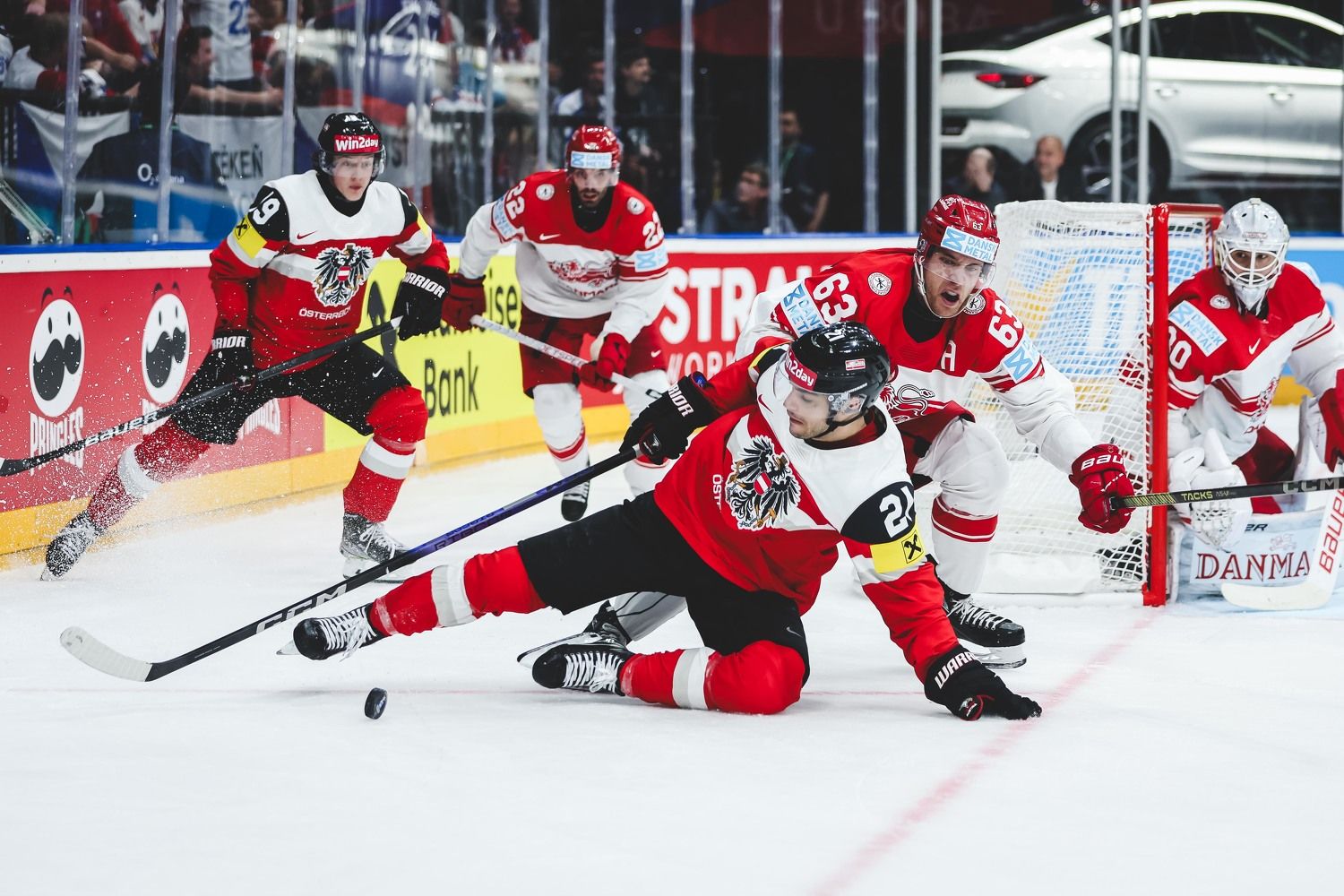 Österreich verliert gegen Dänemark