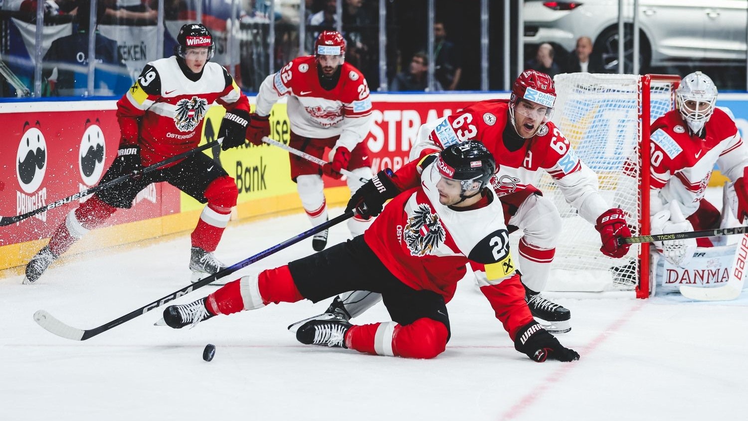 Österreich verliert gegen Dänemark