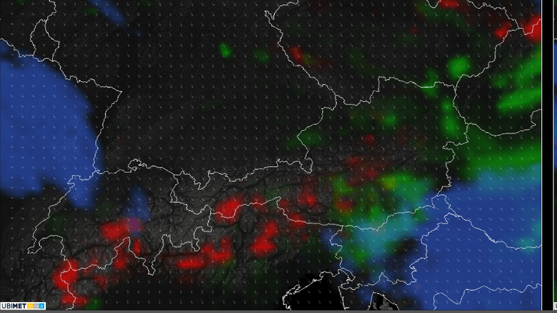 Die Wolkenprognose für 23 Uhr.