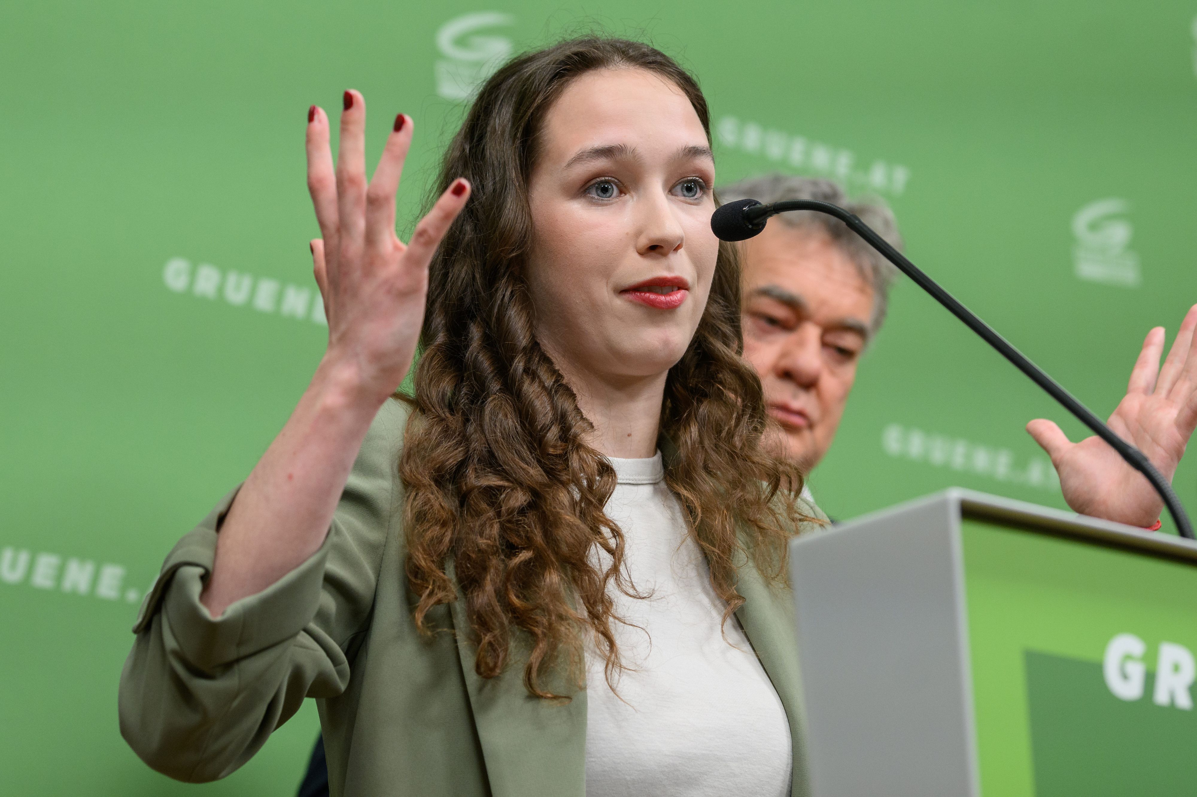 Sieht sich immer schwereren Vorwürfen konfrontiert: Lena Schilling, grüne EU-Spitzenkandidatin.