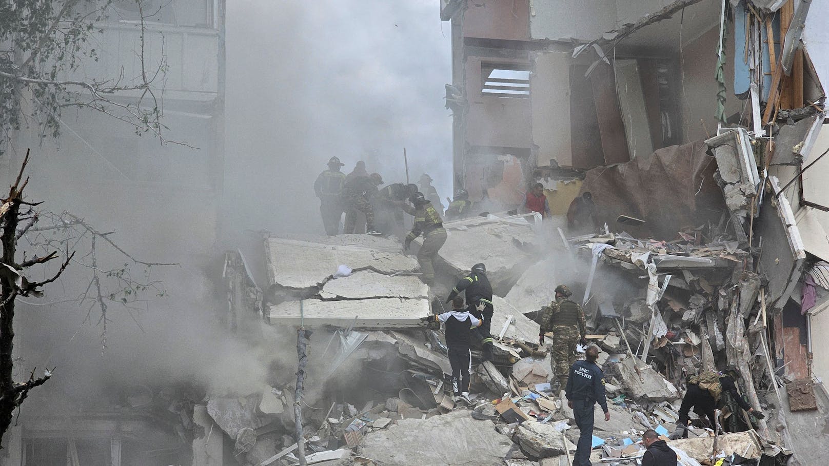 Hochhaus in Russland beschossen – mehrere Todesopfer