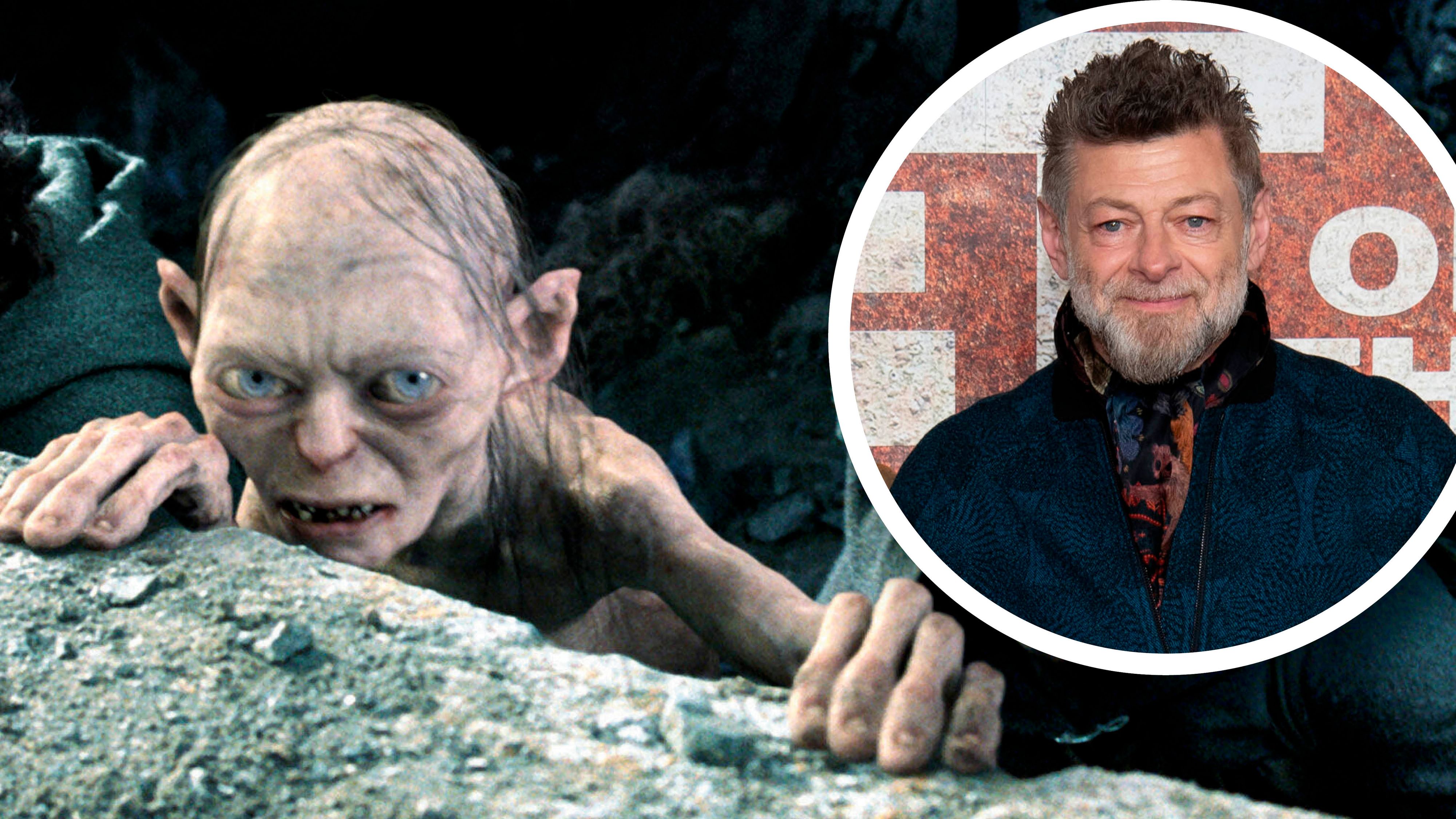Andy Serkis mimt Gollum.