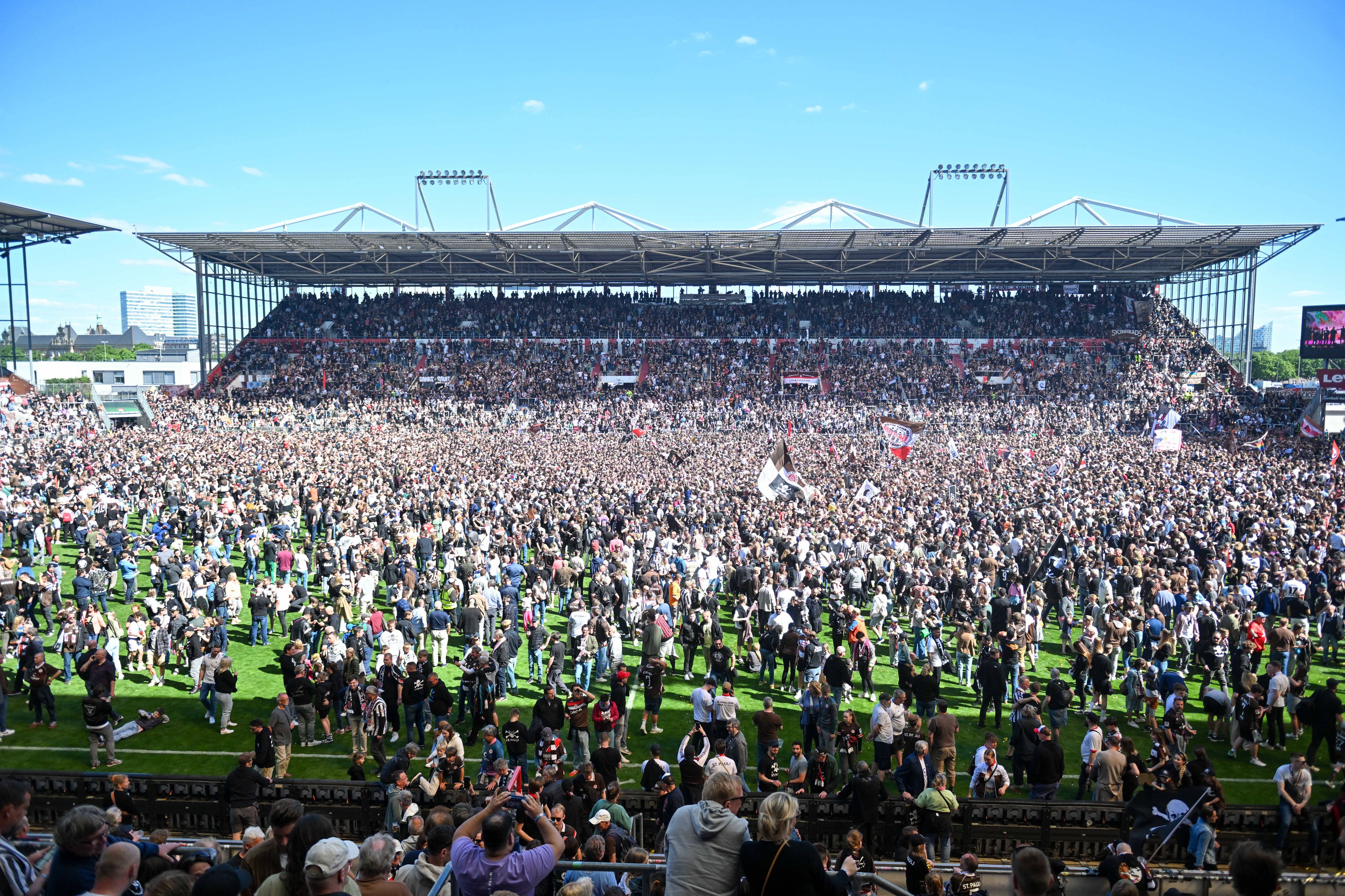 Nach dem Schlusspfiff kannte die Freude keine Grenzen mehr.