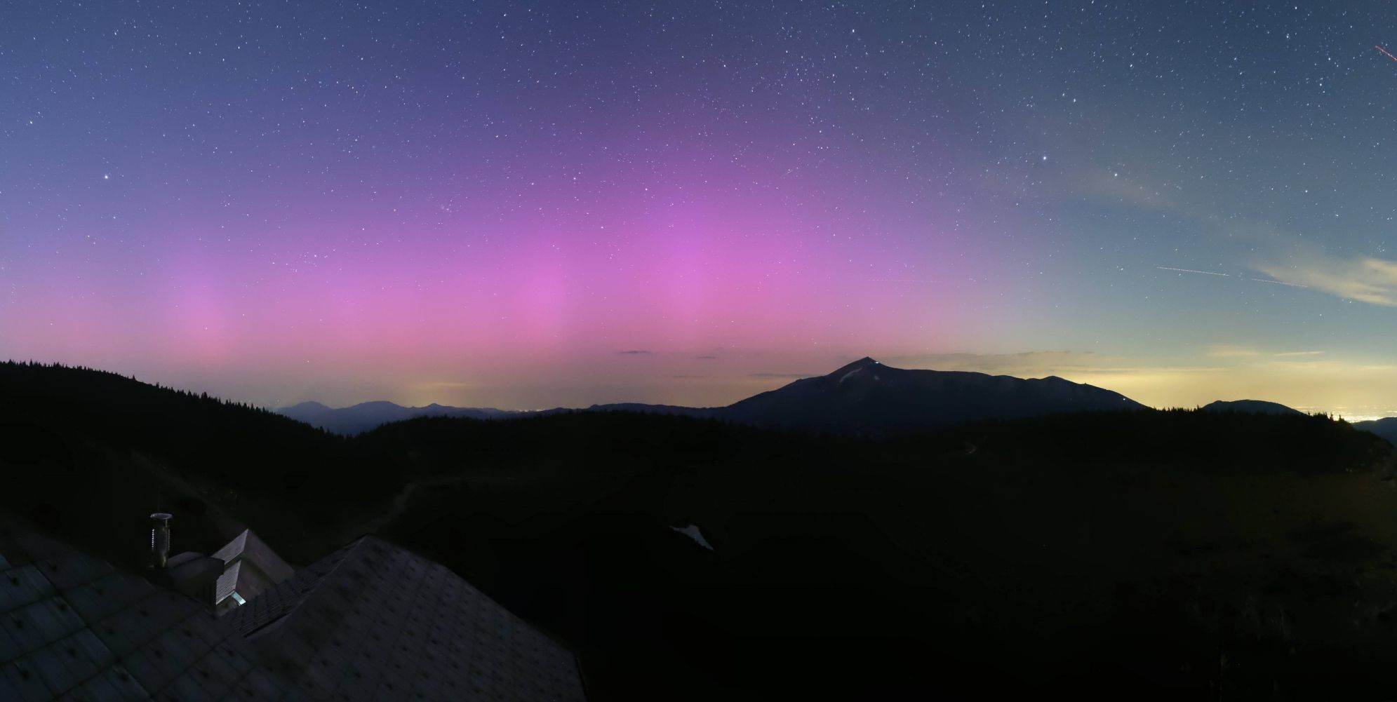 Polarlichter von Samstag auf Sonntag. 