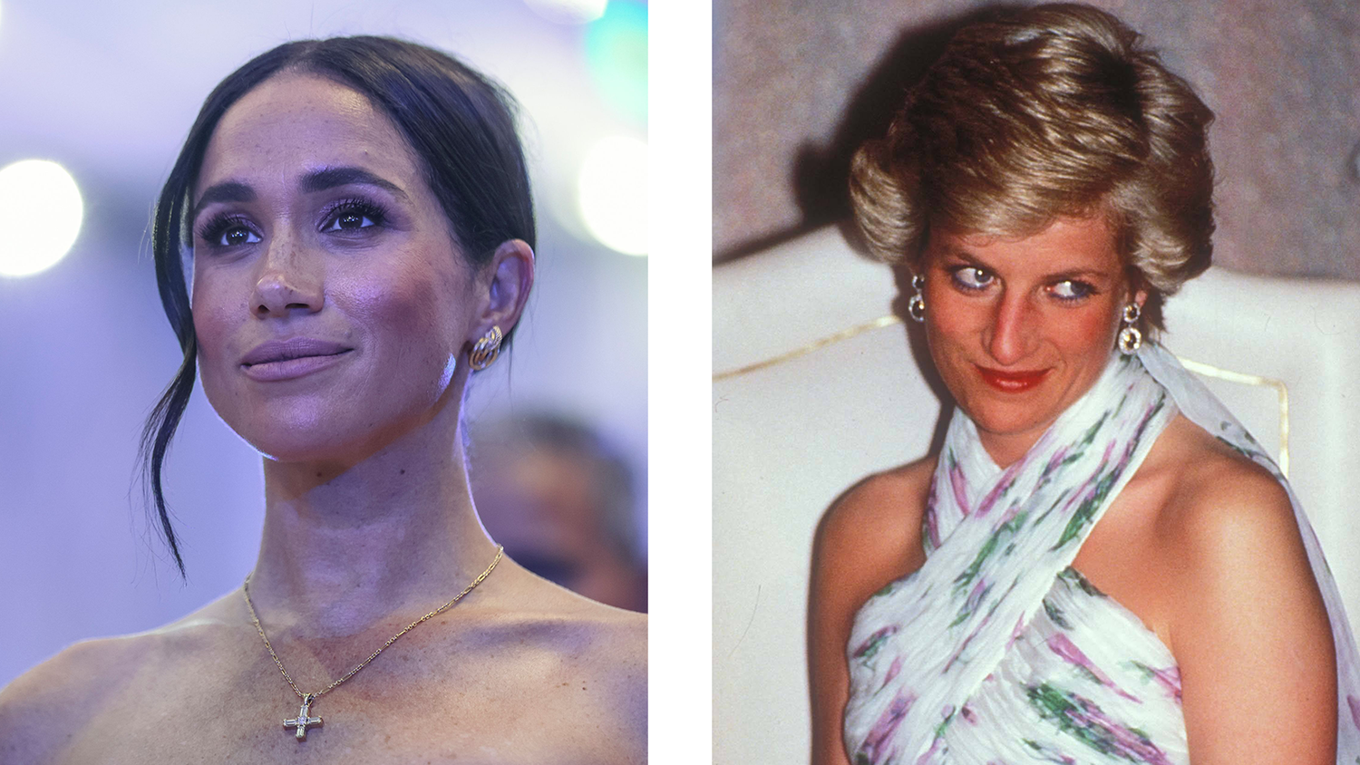 Auf ihrer Reise in&nbsp; Nigeria trug Meghan Markle Goldschmuck von Prinzessin Diana.