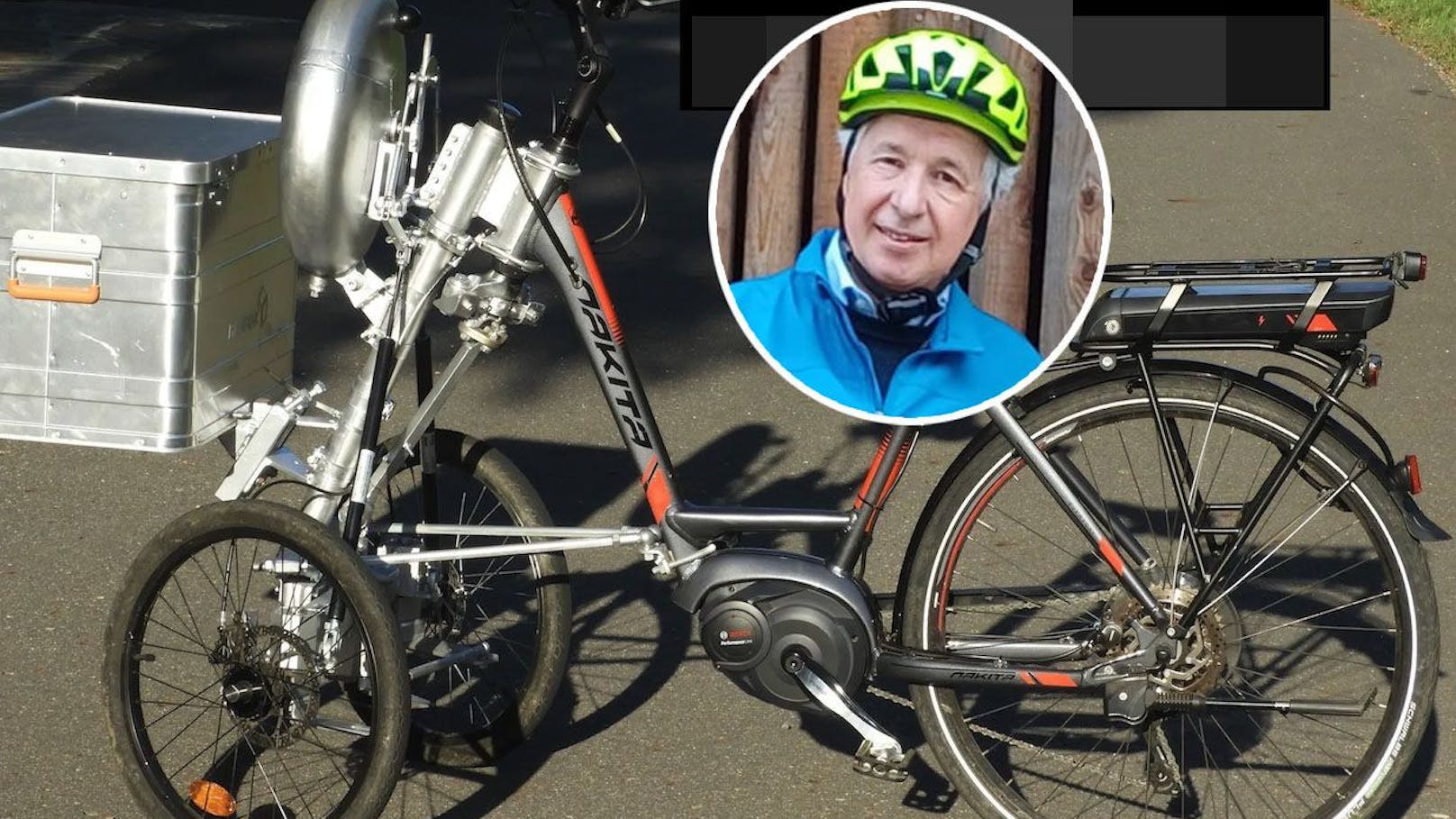 Nach Schlaganfall: 64-Jähriger erfindet stabiles Bike