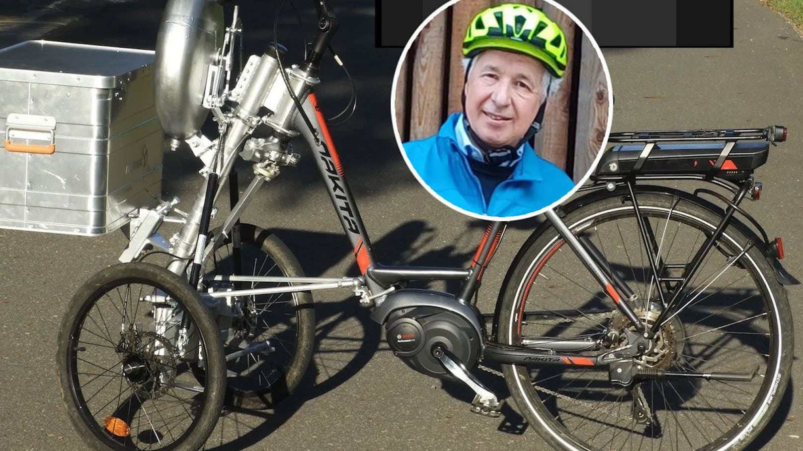Nach Schlaganfall: 64-Jähriger erfindet stabiles Bike
