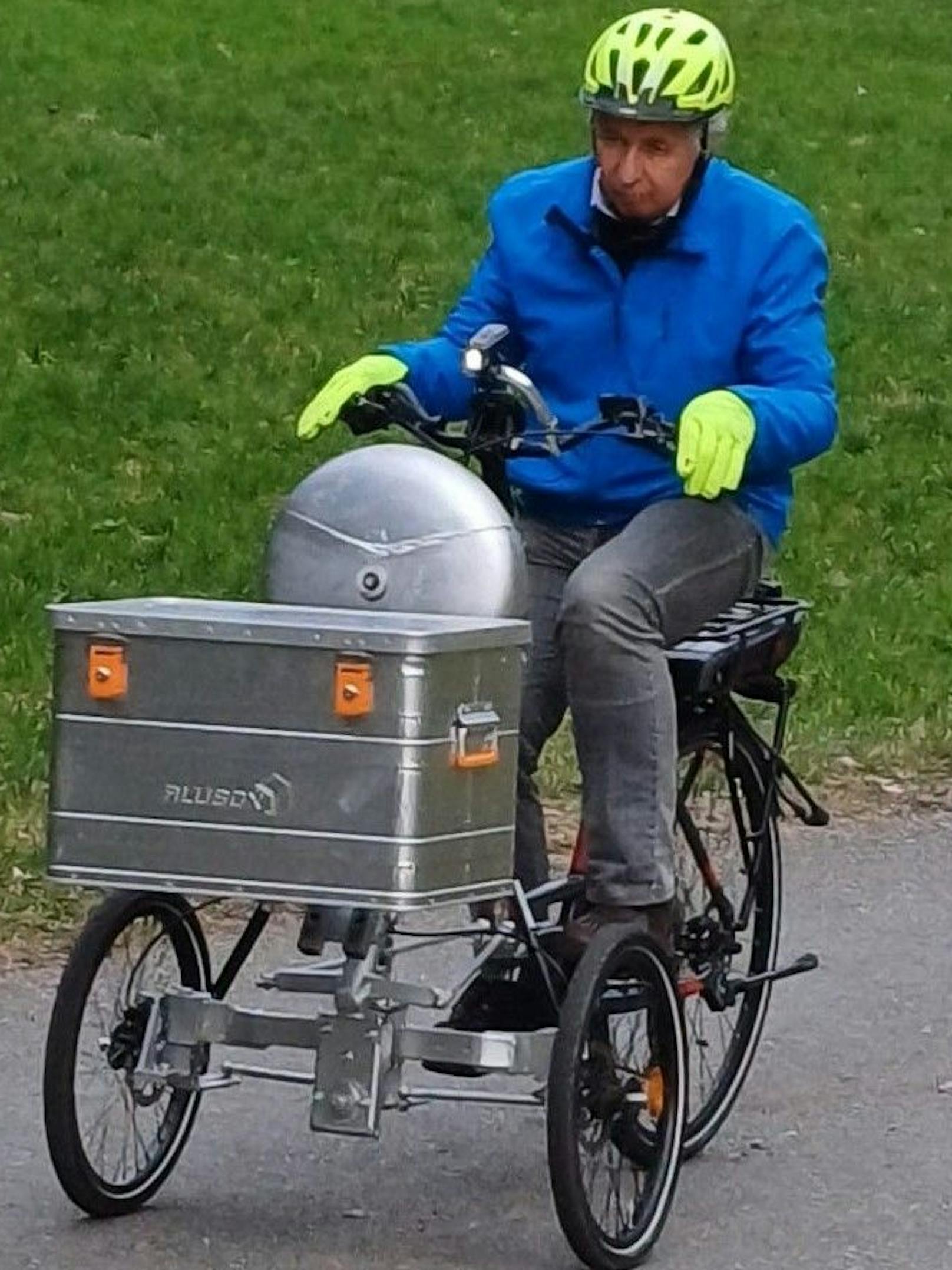 Johannes Maierhofer hat auf seinem Primär-Prototypen schon 800 Kilometer zurückgelegt.