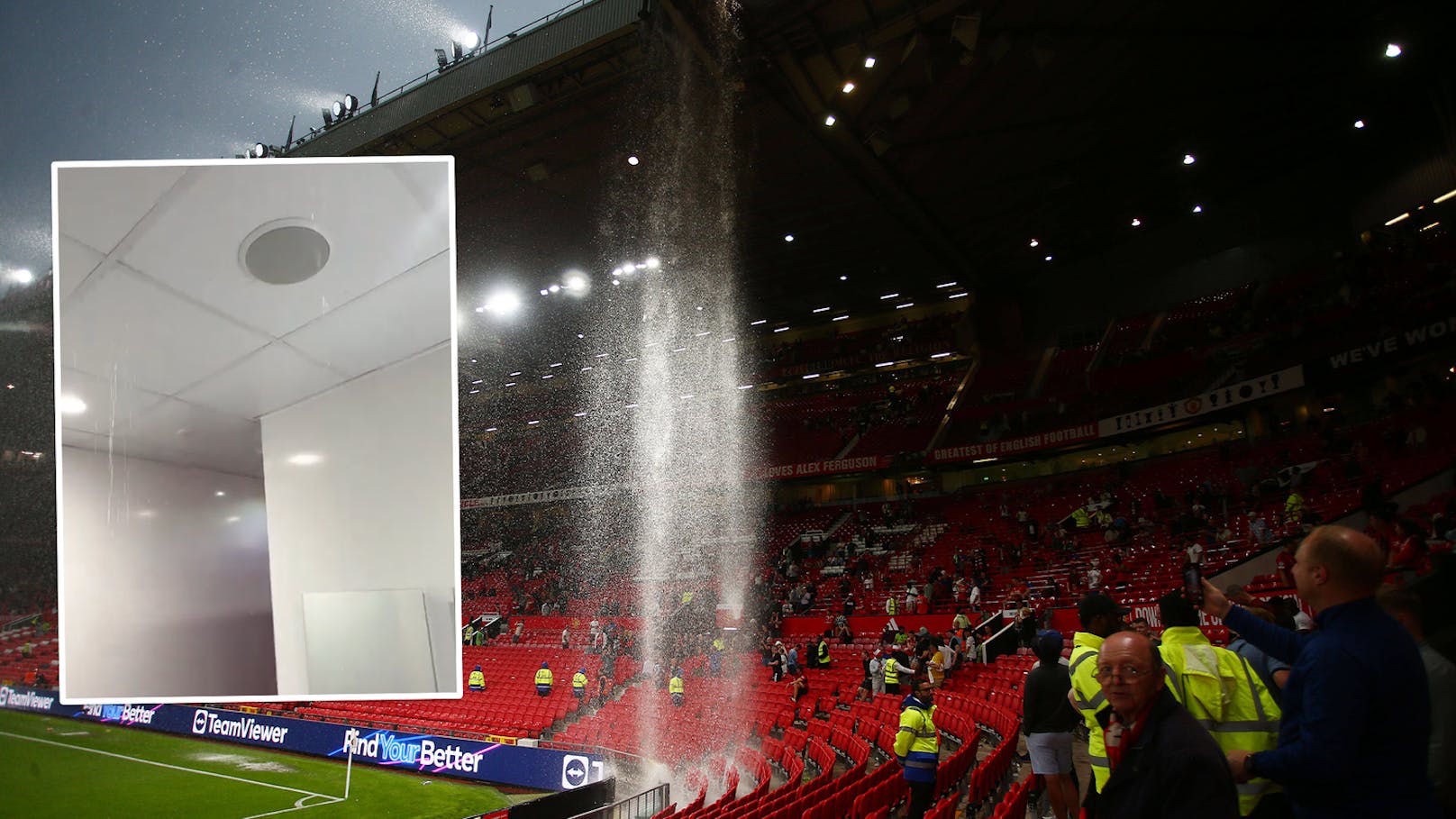 Kultstadion geflutet! United geht gegen Arsenal baden