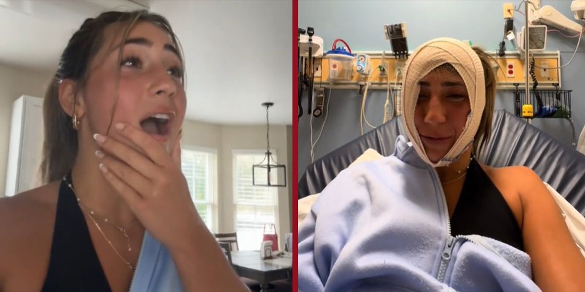 Ein Kiefergelenkproblem ließ Jenna Sinatra (Bild) mit offenem Mund stehen. Erst im Spital konnte er geschlossen werden.