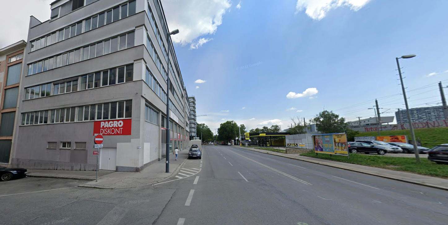 Im Bereich der Eichenstraße/Gaudenzdorfer Gürtel bis Fockygasse wird ein geschützter Radweg errichtet.
