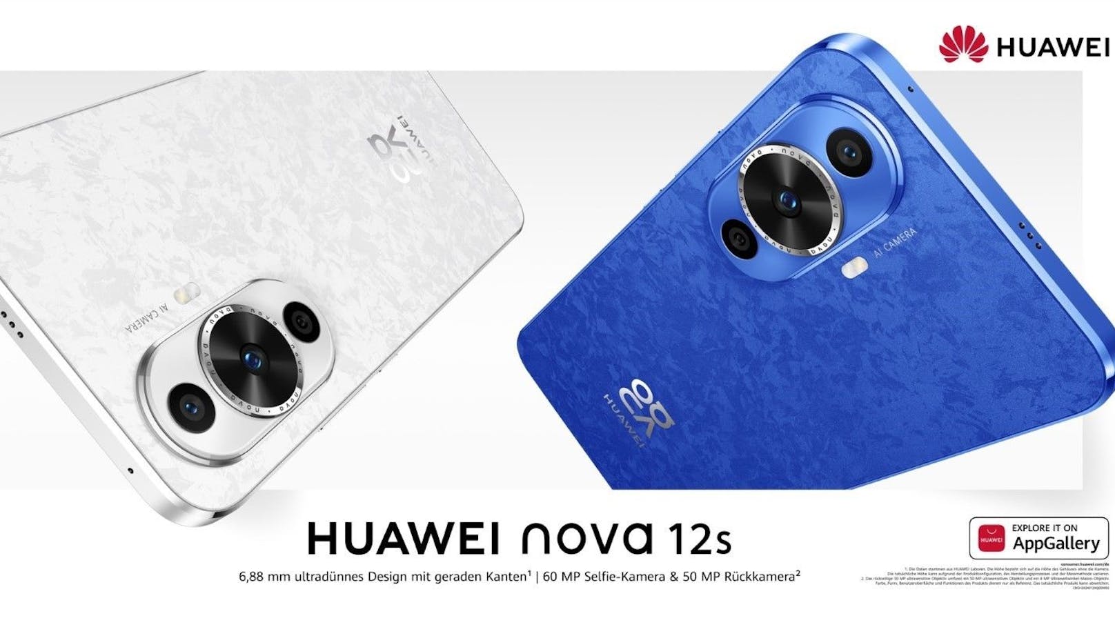 Die Huawei nova 12-Serie mit Top-Frontkameras für die digitale Generation.