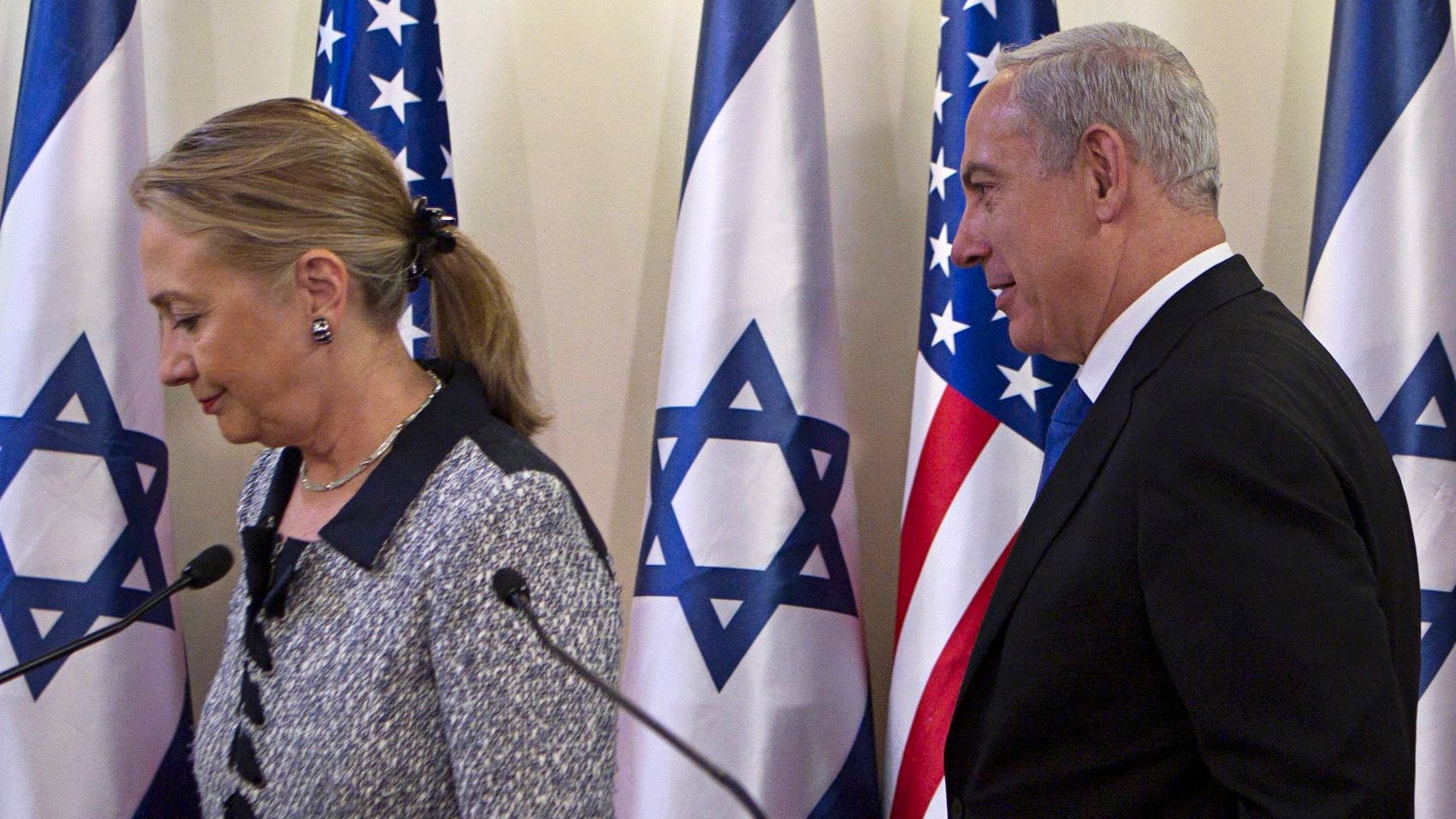 Die damalige US-Außenministerin Hillary Clinton versuchte, den Konflikt zwischen Joe Biden und Israel zu entspannen