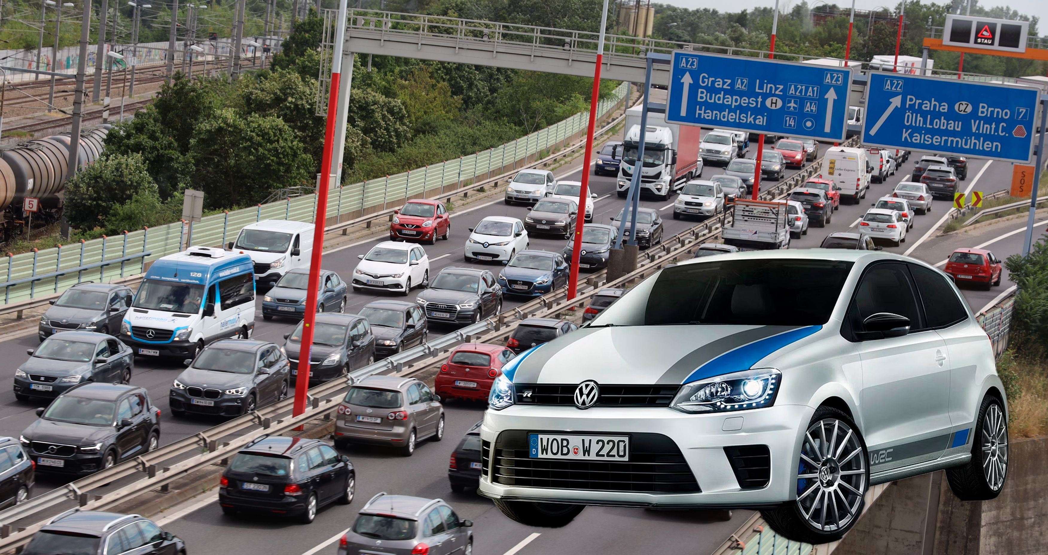 Die Polizei beschlagnahmte den VW Polo R WRC. 