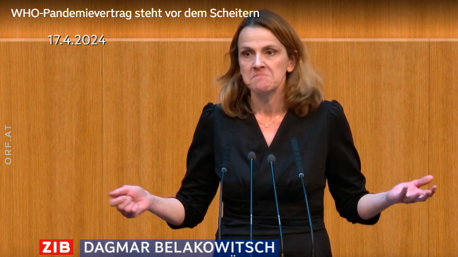 Auch FPÖ-Gesundheitssprecherin Dagmar Belakowitsch hatte im "Verschwörungsschwurbler"-Beitrag des ORF einen Auftritt.