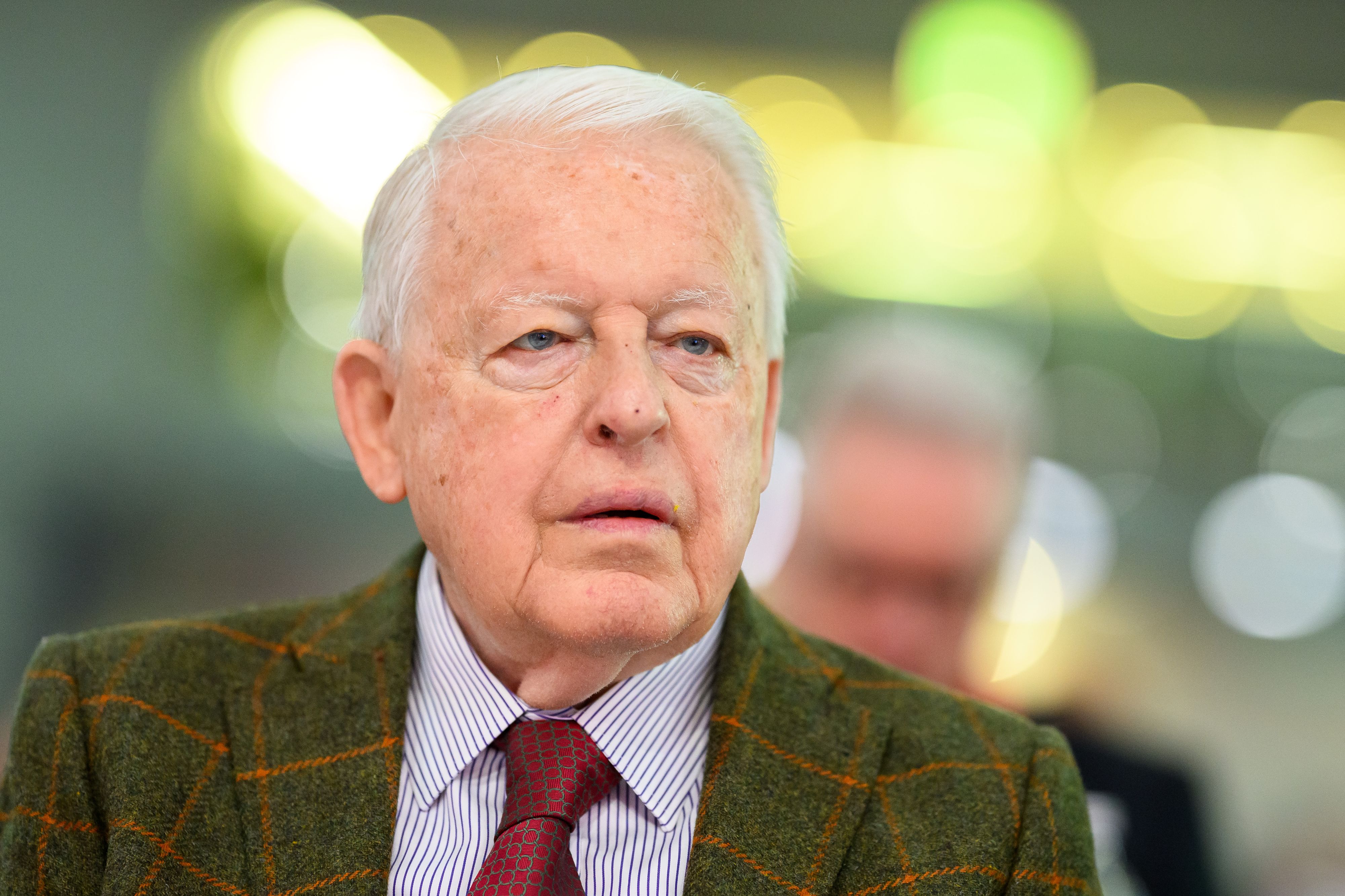 Altkanzler Franz Vranitzky während dem SPÖ-Auftakt zum EU-Wahlkampf am 20. April 2024 in Wien.