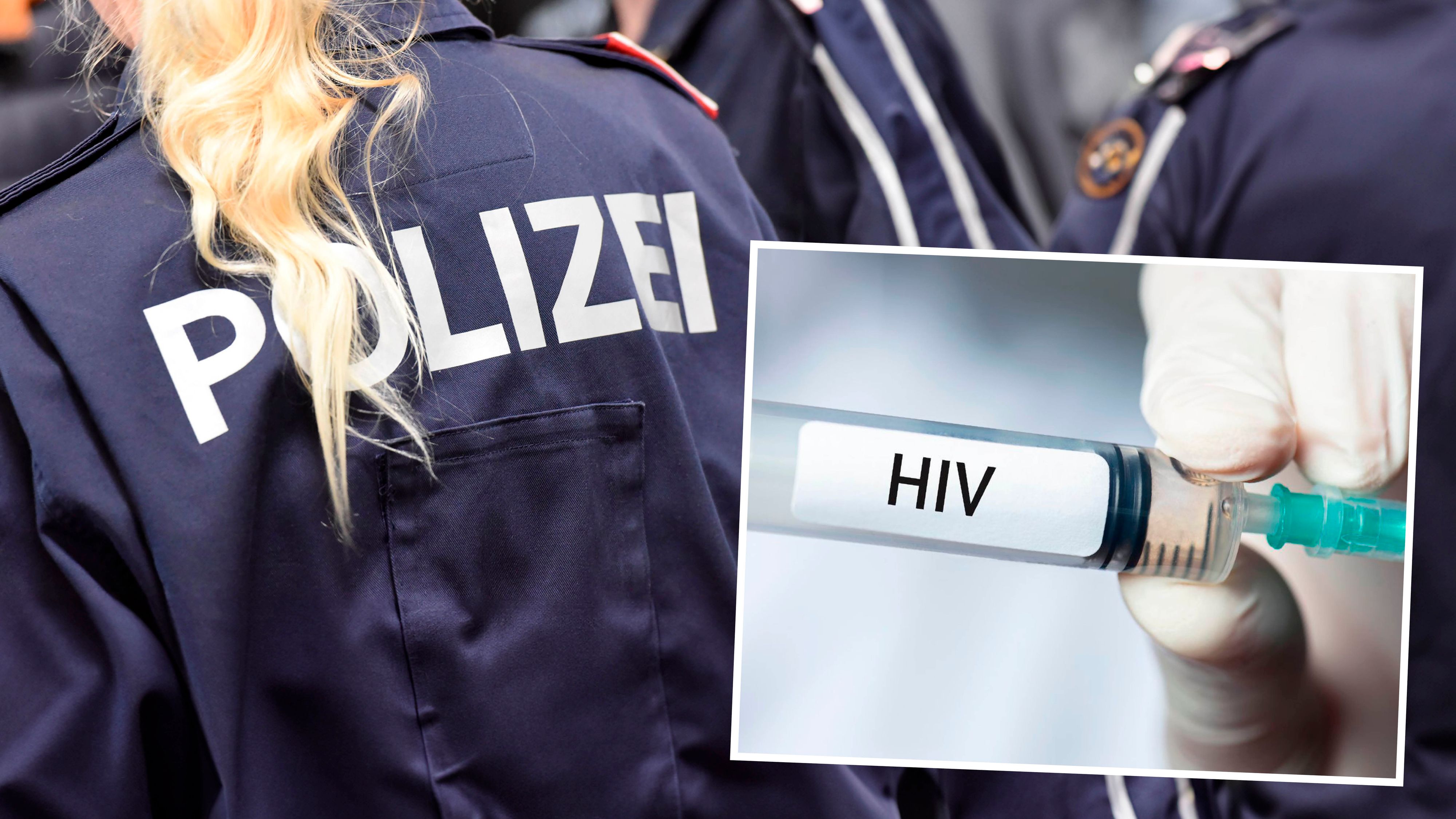 Die betroffene Polizistin muss weiterhin zittern und auf das Testergebnis warten.