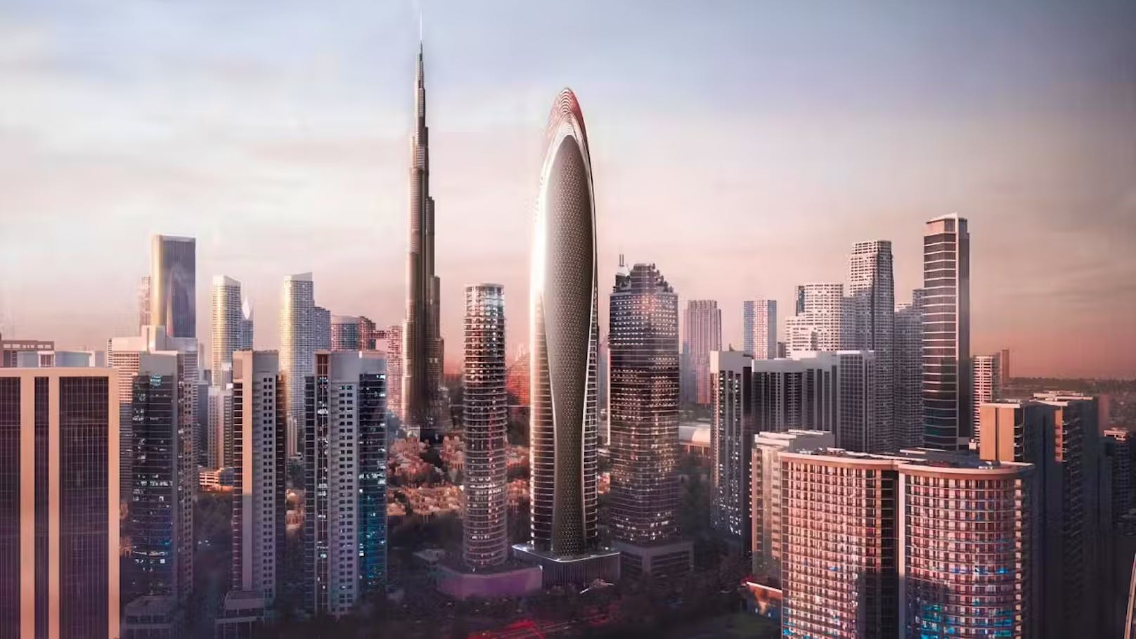 Mit seinen 341 Metern Höhe wird der Mercedes-Benz-Turm die Skyline Dubais verändern.
