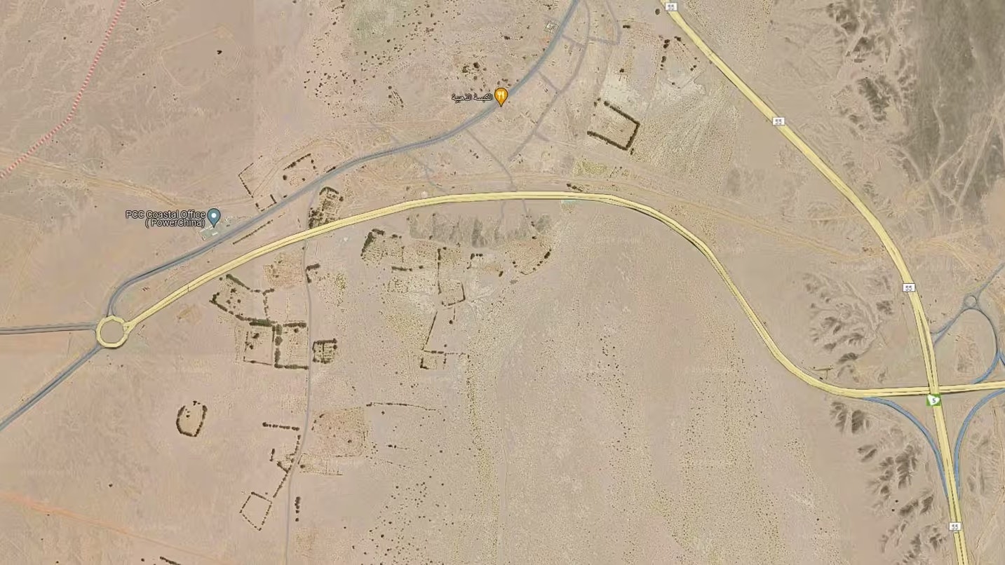 Die Umrisse von abgerissenen Nachbarschaften sind auch auf Google Maps noch immer erkennbar.