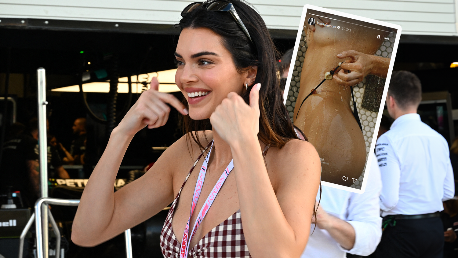 Kendall Jenner teilte in ihrer Instagram-Story ein Bild oben ohne.