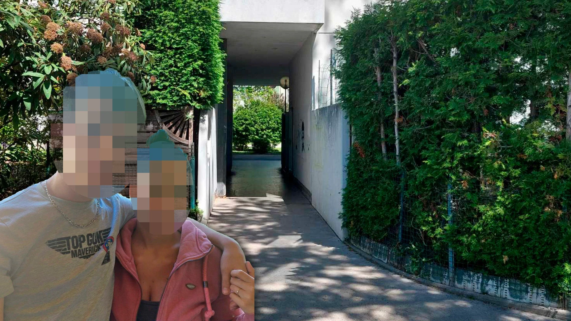 In diesem Durchgang kam es zur brutalen Attacke: Die 36-Jährige und ihr Sohn (16).