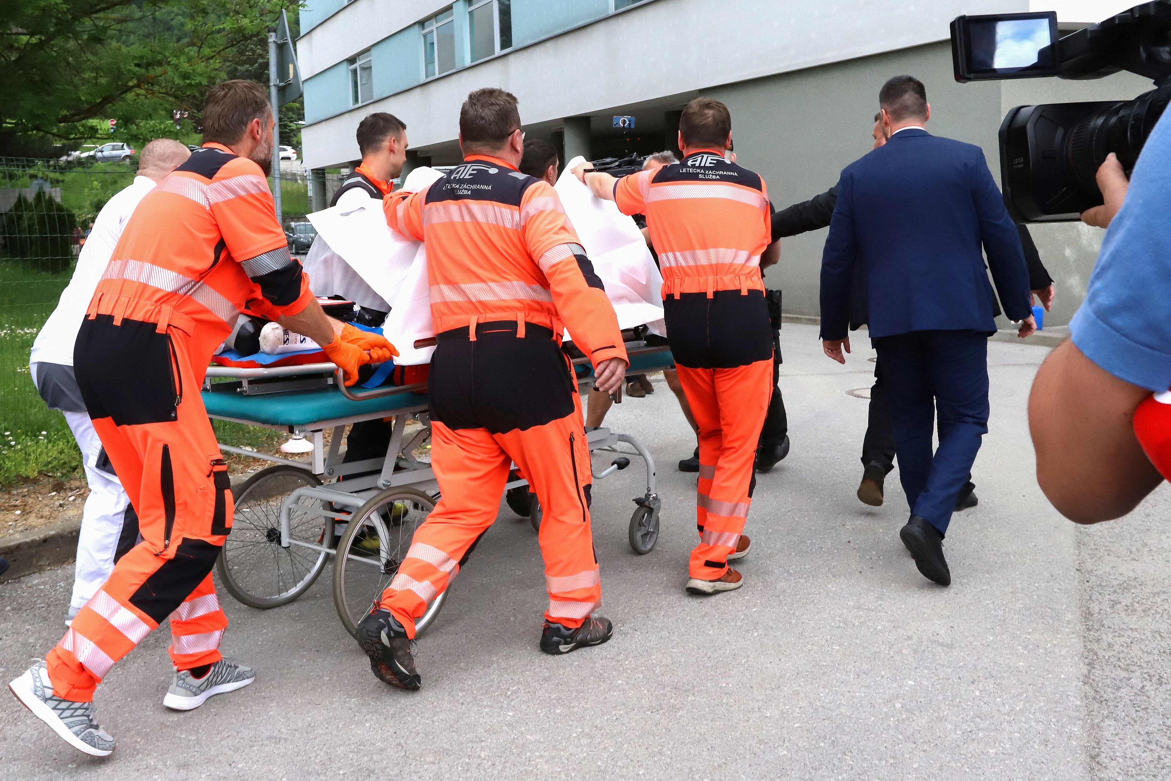 Nach dem Attentat wurde der slowakische Premier ins Spital in Banska Bystrica (Slowakei) gebracht.