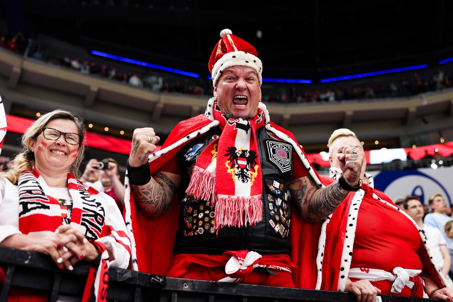 Zahlreiche Fans unterstützen Österreich bei der WM in Prag