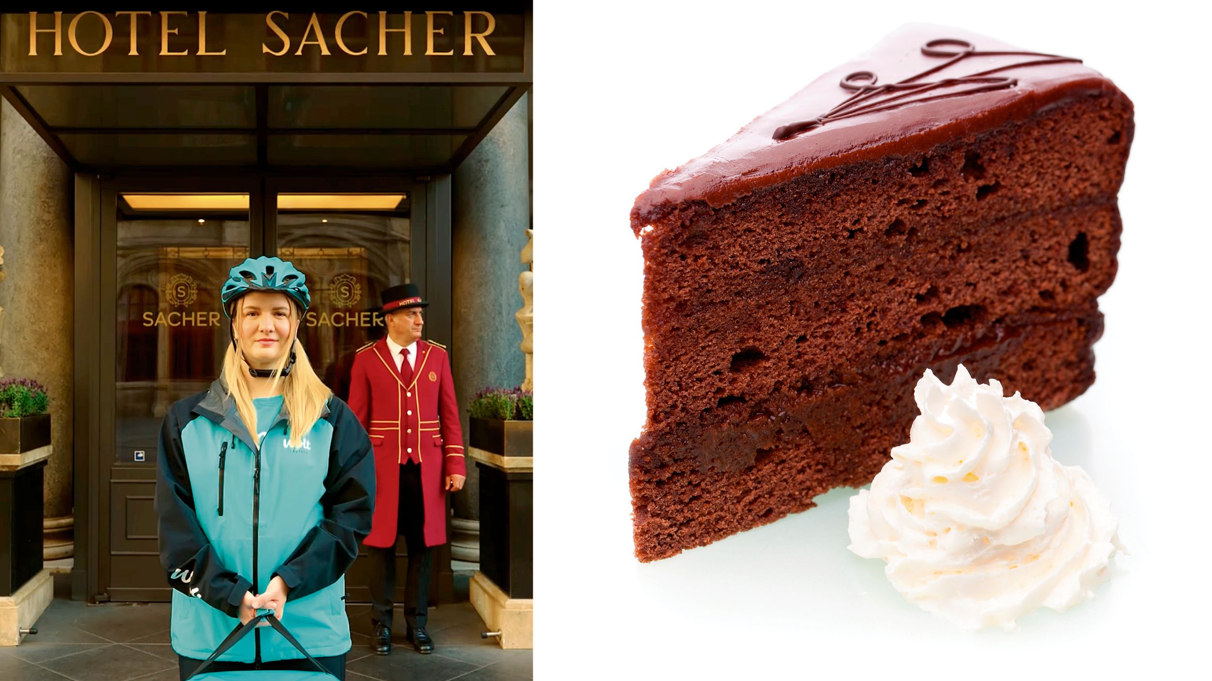 Mit Torte im Rucksack machte sich Influencerin Billie Steirisch per Rad auf den Weg in die Steiermark.