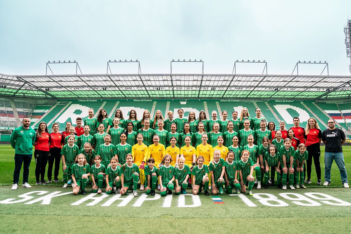 Die Rapid-Frauen wollen aufzeigen.