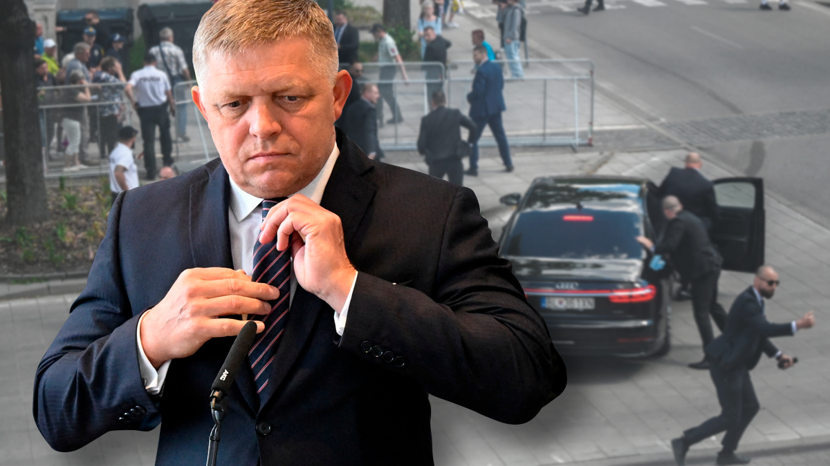 Der slowakische Premier Robert Fico wurde bei einem Mordanschlag schwerst verletzt, befindet sich nach einer Not-OP aber außer Lebensgefahr.