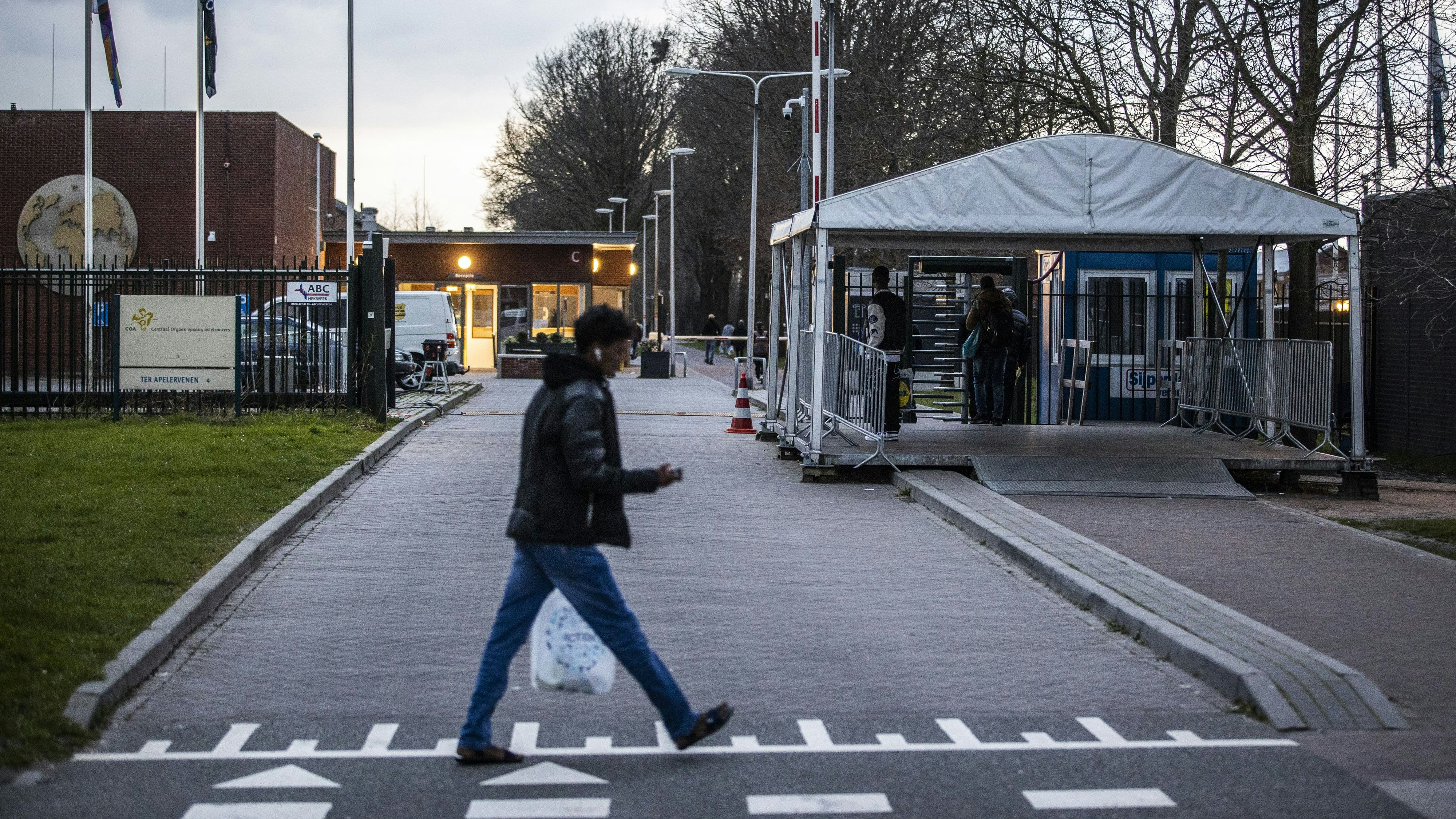 Das Flüchtlingslager in Ter Apel gilt mit 200 Insassen als größte derartige Einrichtung in den Niederlanden