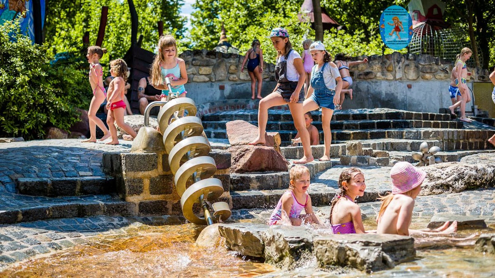 Neptuns Wasserwelt im Familypark St. Margarethen