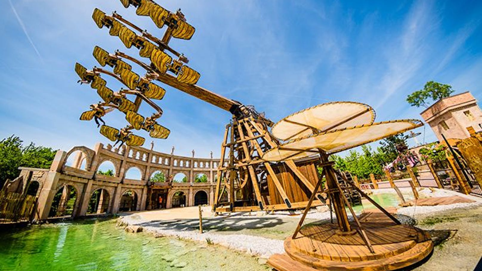 Leonardos Flugmaschine im Familypark St. Margarethen