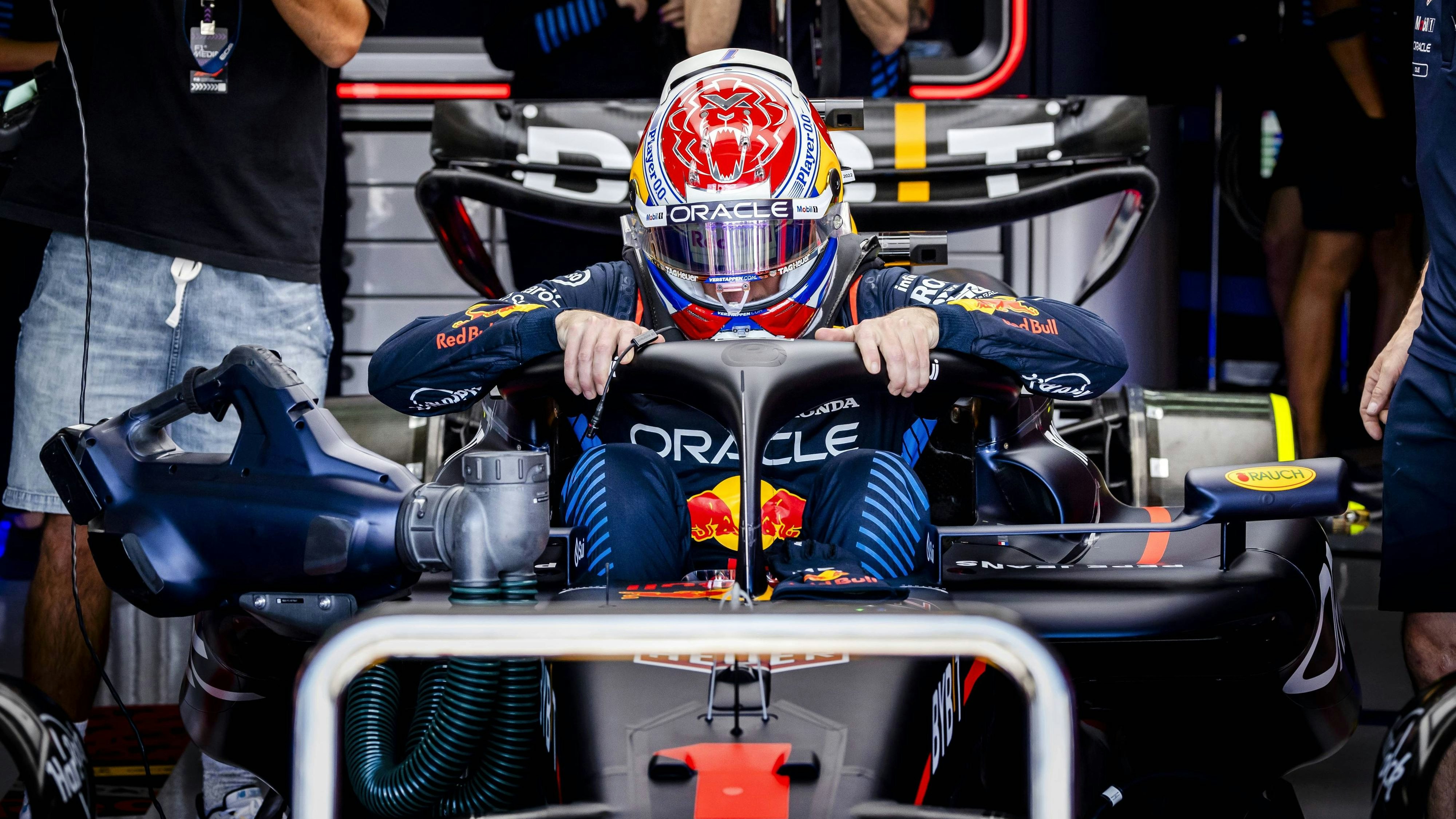 Dreifach-Weltmeister Max Verstappen. 