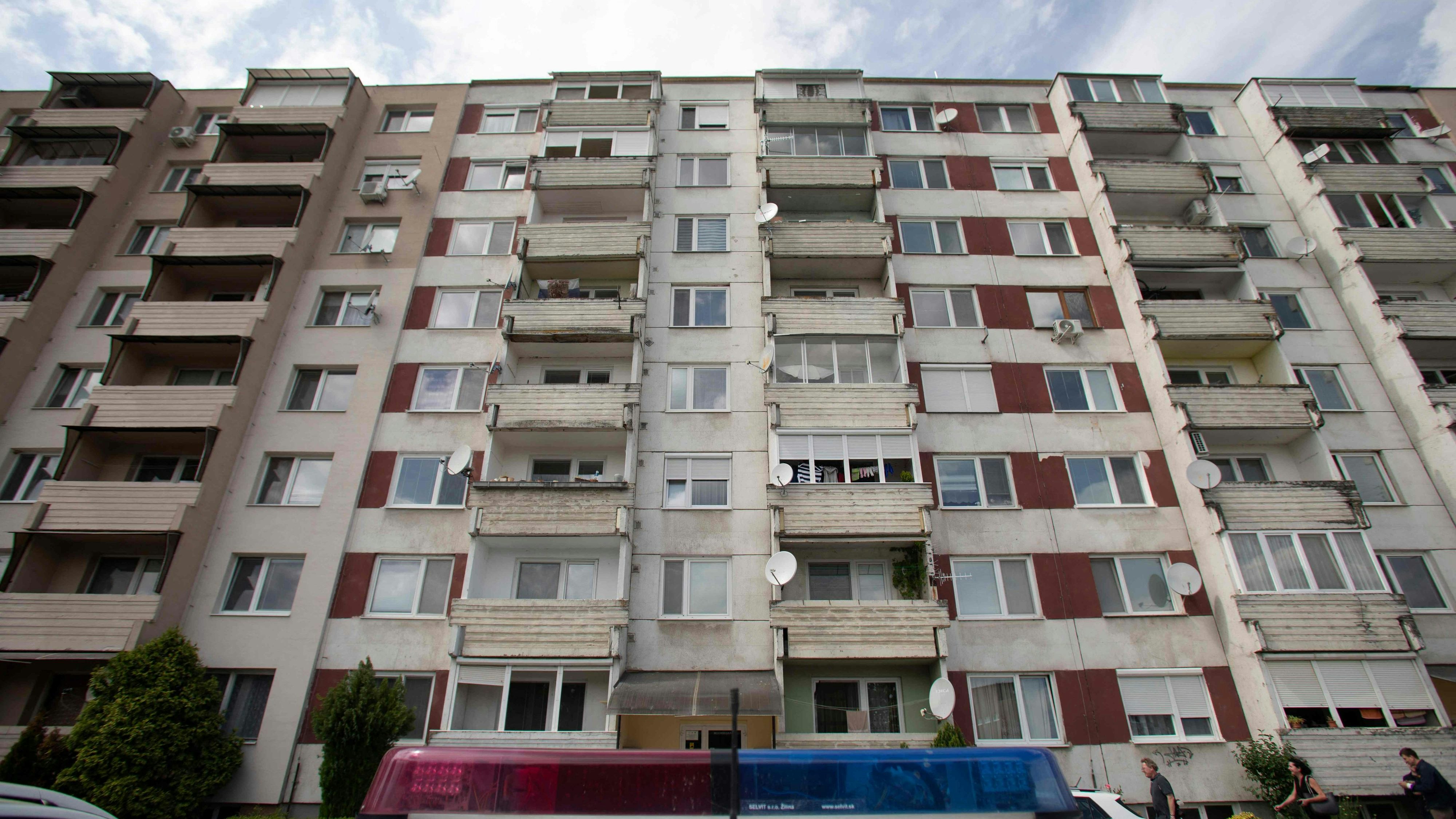 In der Wohnung des mutmaßlichen Attentäter in Levice fand am Freitag eine Hausdurchsuchung statt