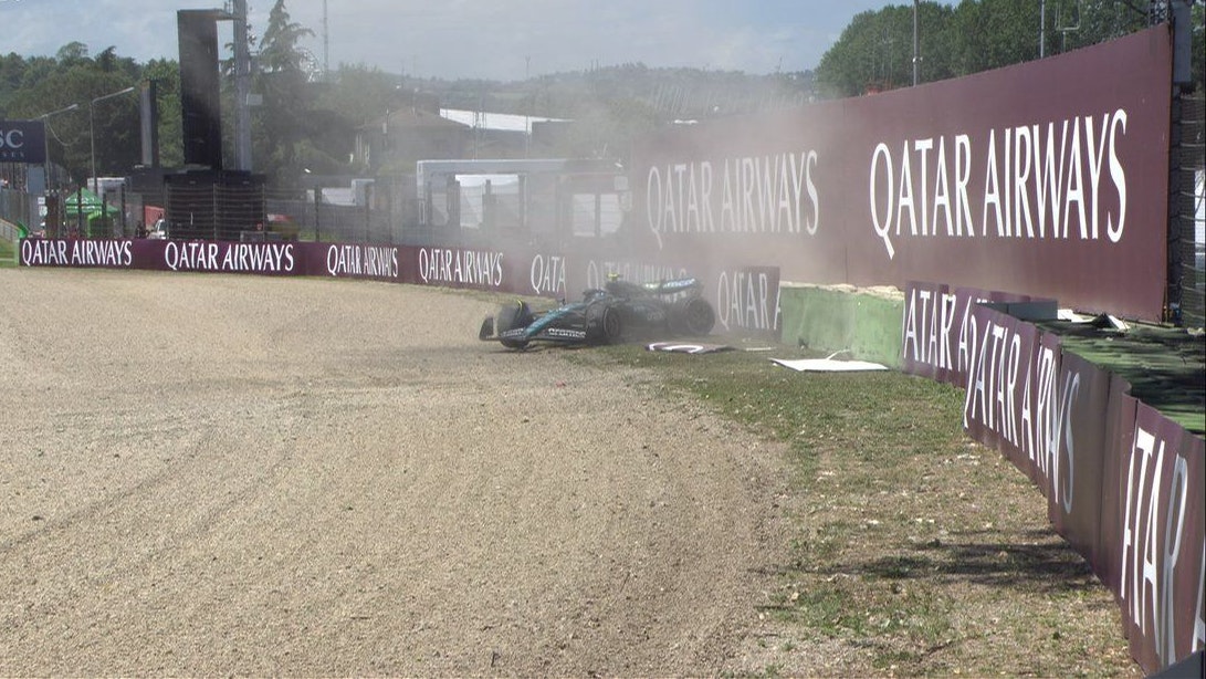 Fernando Alonso ist wuchtig abgeflogen. 