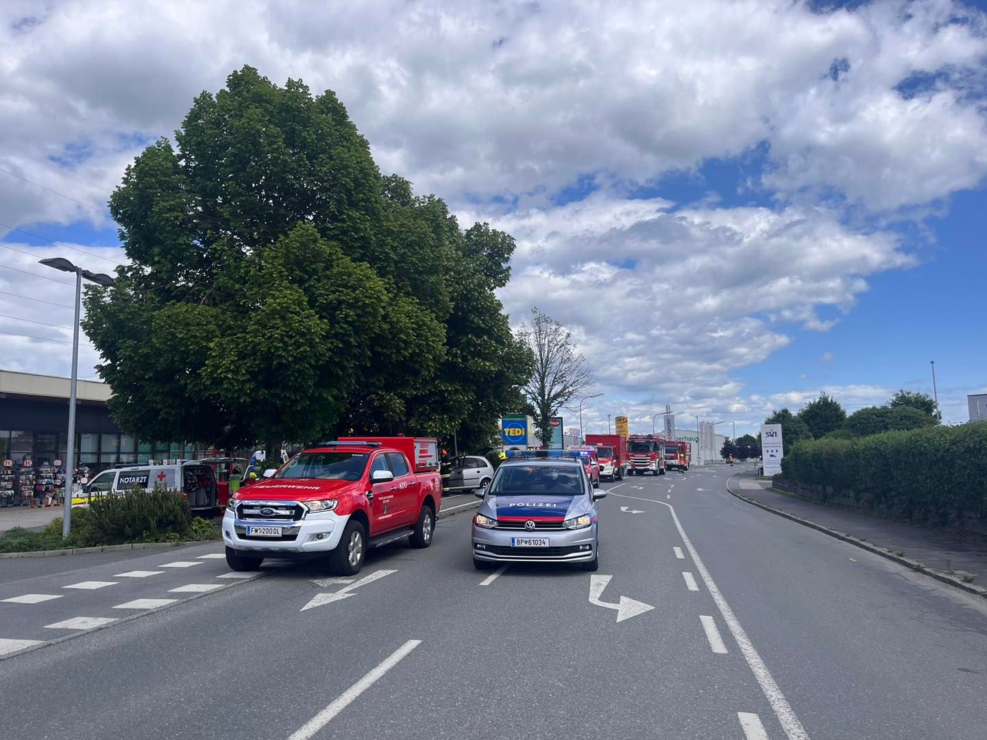 Die Einsatzkräfte waren rasch vor Ort.