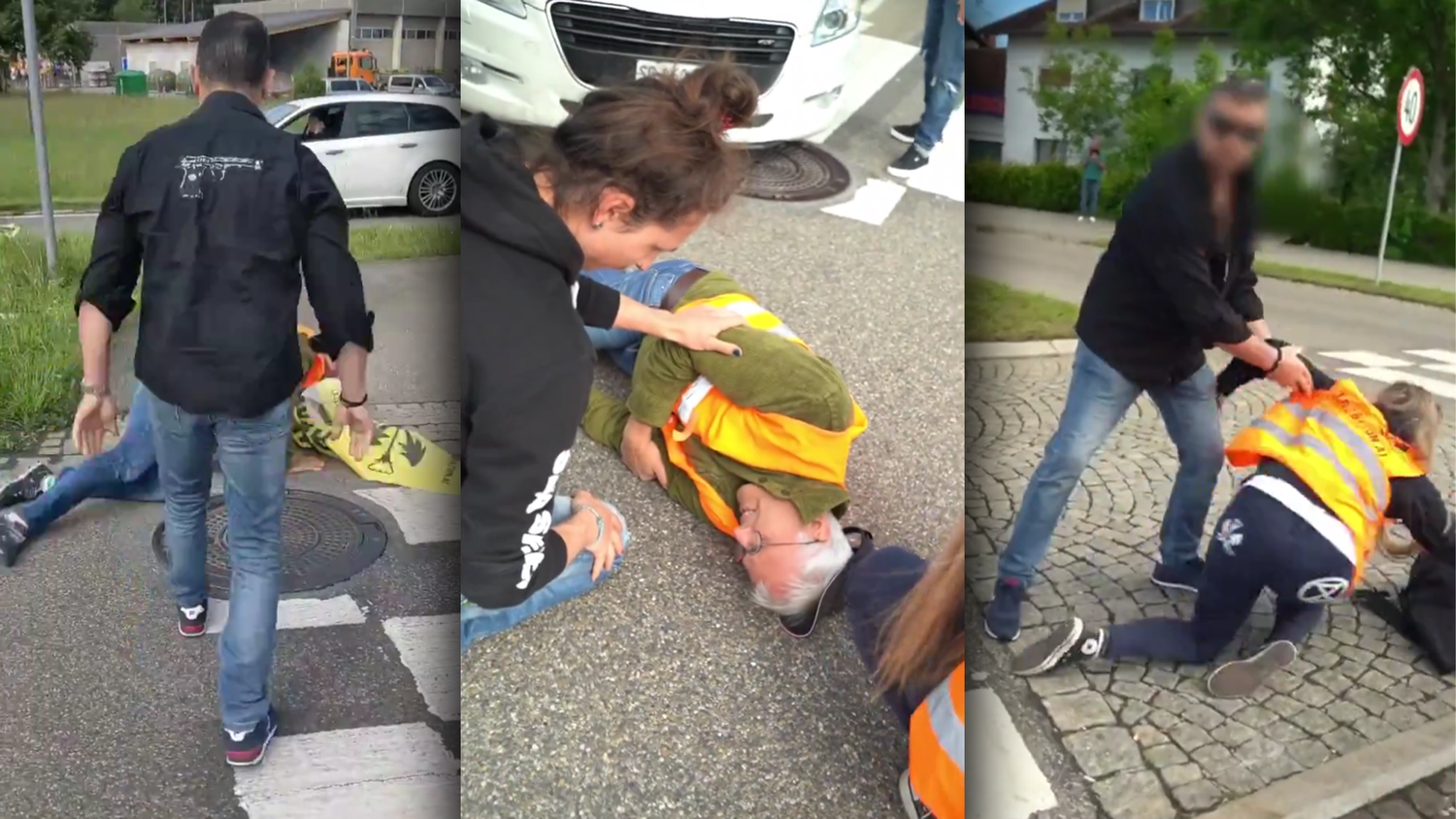 Die Letzte Generation kann nicht fassen, wie aggressiv die Autofahrer am Samstag waren.