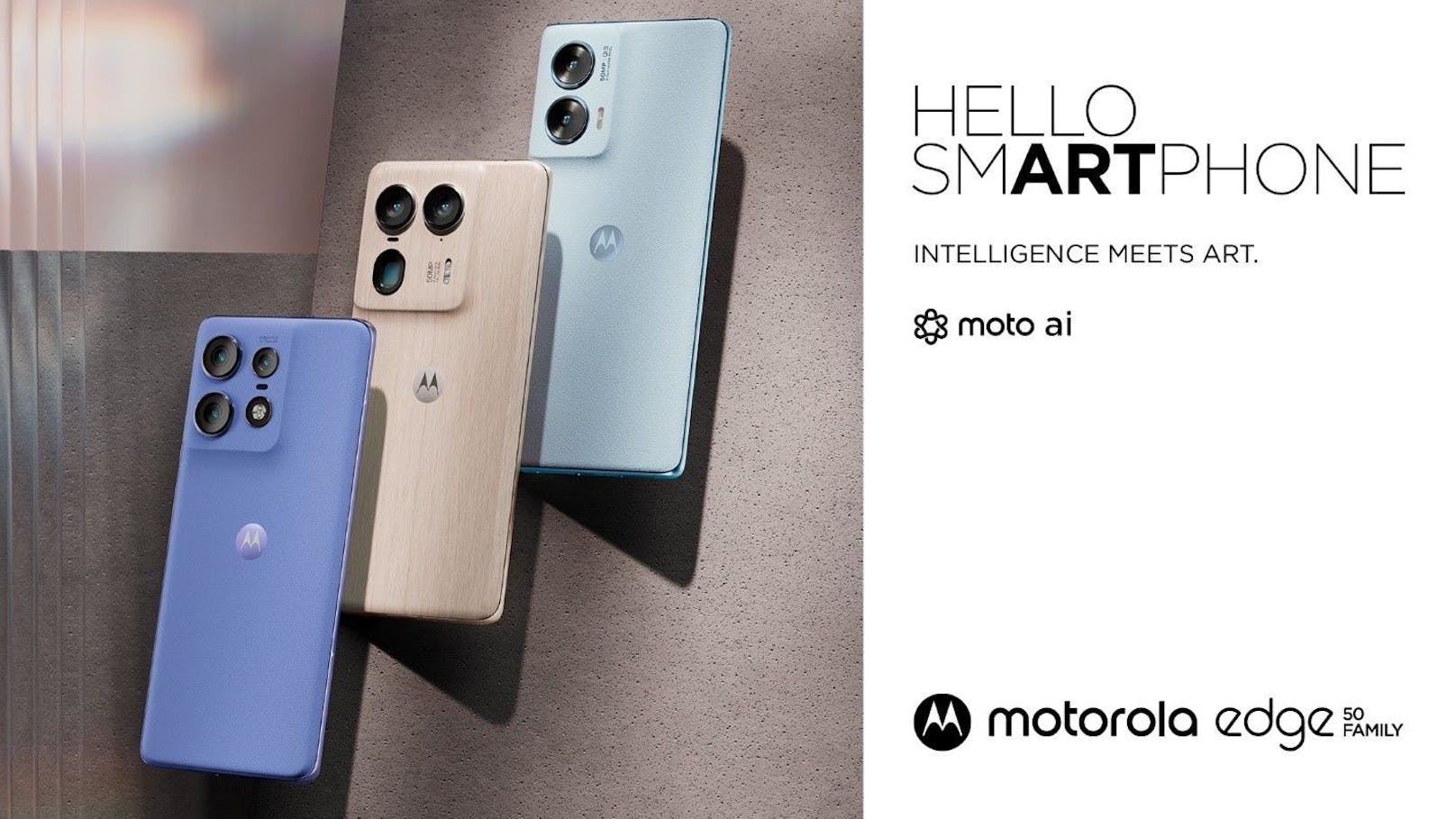 Motorola kündigt eine neue Generation der edge-Familie an.