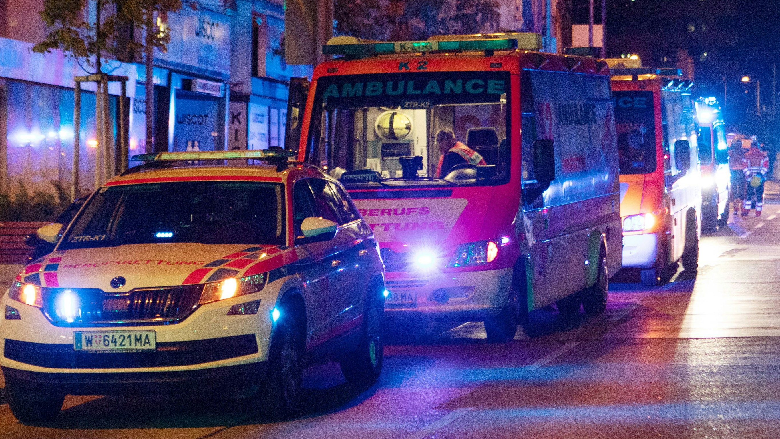 Rettungseinsatz am Lerchenfelder Gürtel. Archivbild. 