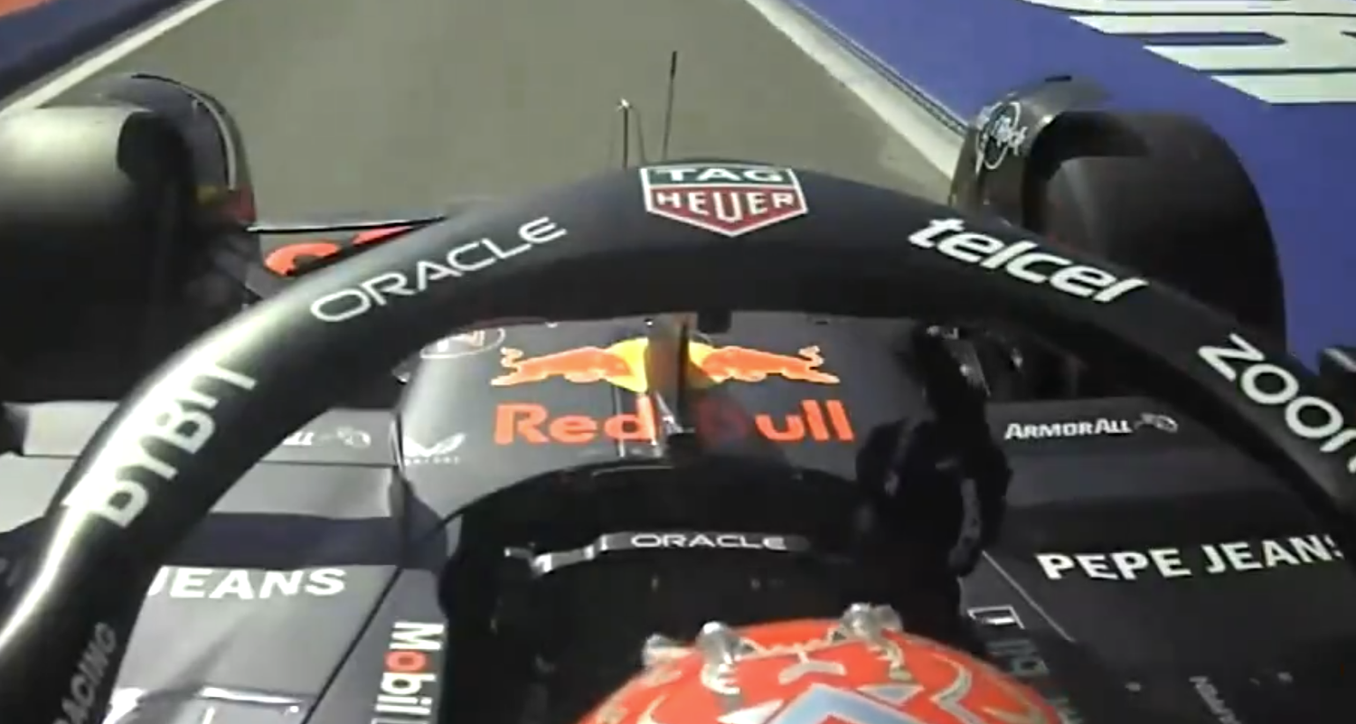 Verstappen packt den Stinkefinger aus