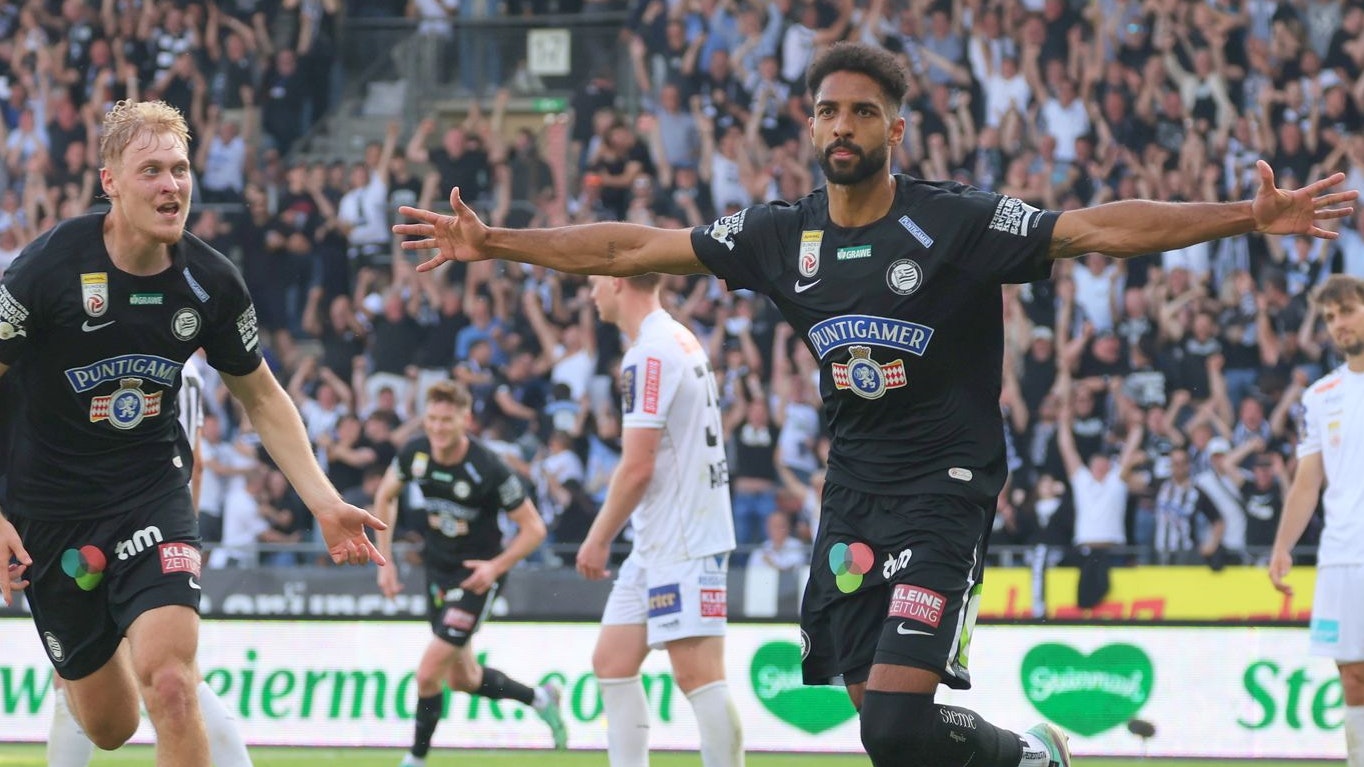 Sturm jubelt gegen Klagenfurt