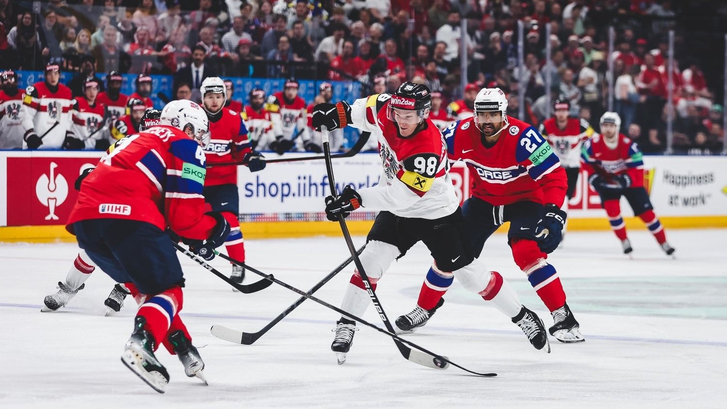 Österreich gegen Norwegen