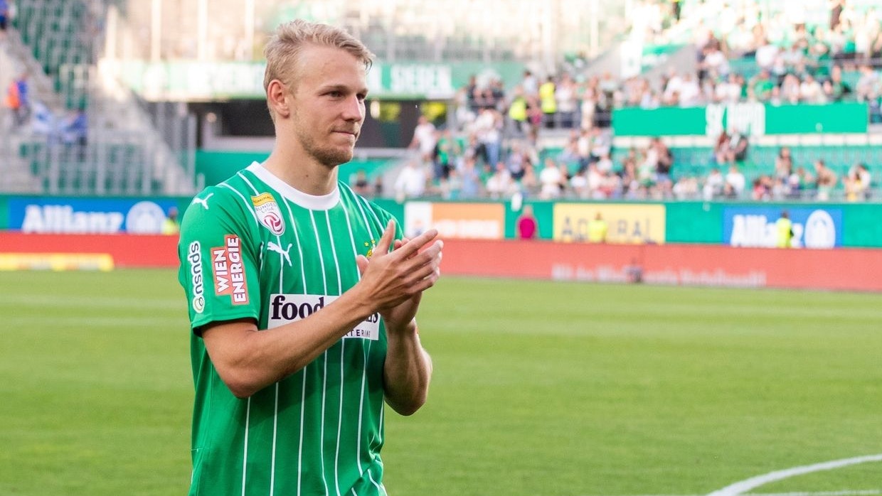 Marco Grüll ärgerte sich über die Rapid-Pleite