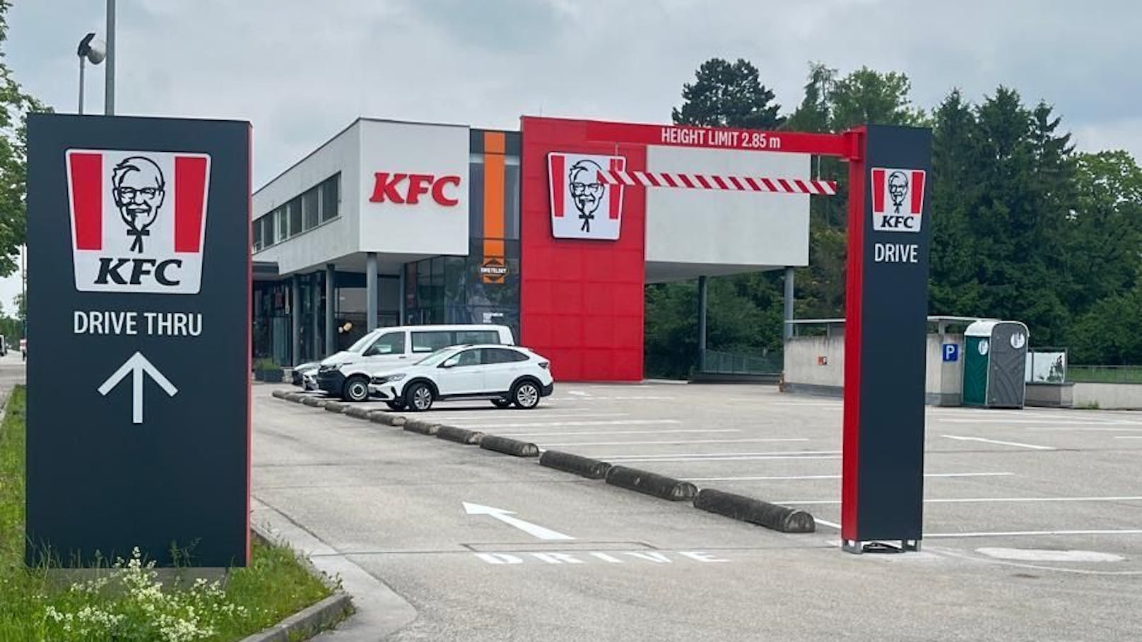 Hier kommt bald eine brandneue Filiale von KFC
