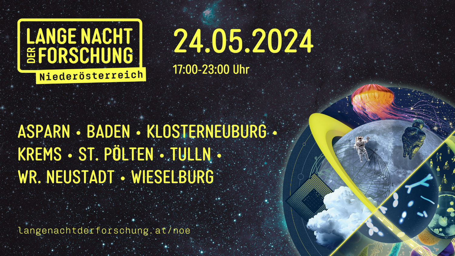 Die Lange Nacht der Forschung findet am 24. Mai an über 30 Standorten in ganz Niederösterreich stadt